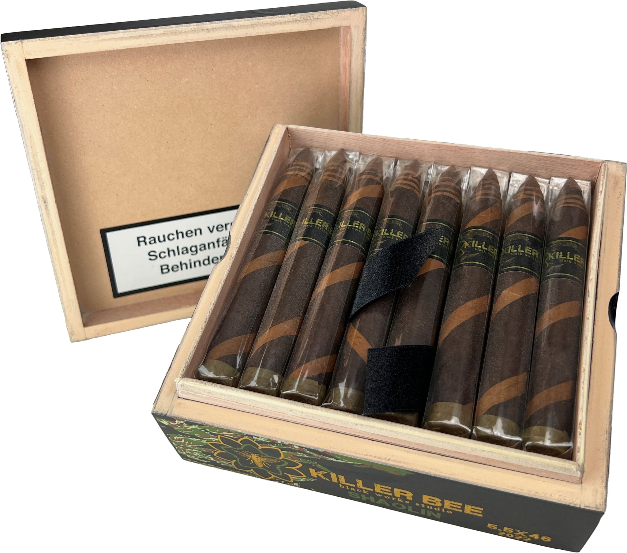 Black Label Trading Company Black Works Studio Killer Bee Shaolin Kiste offen