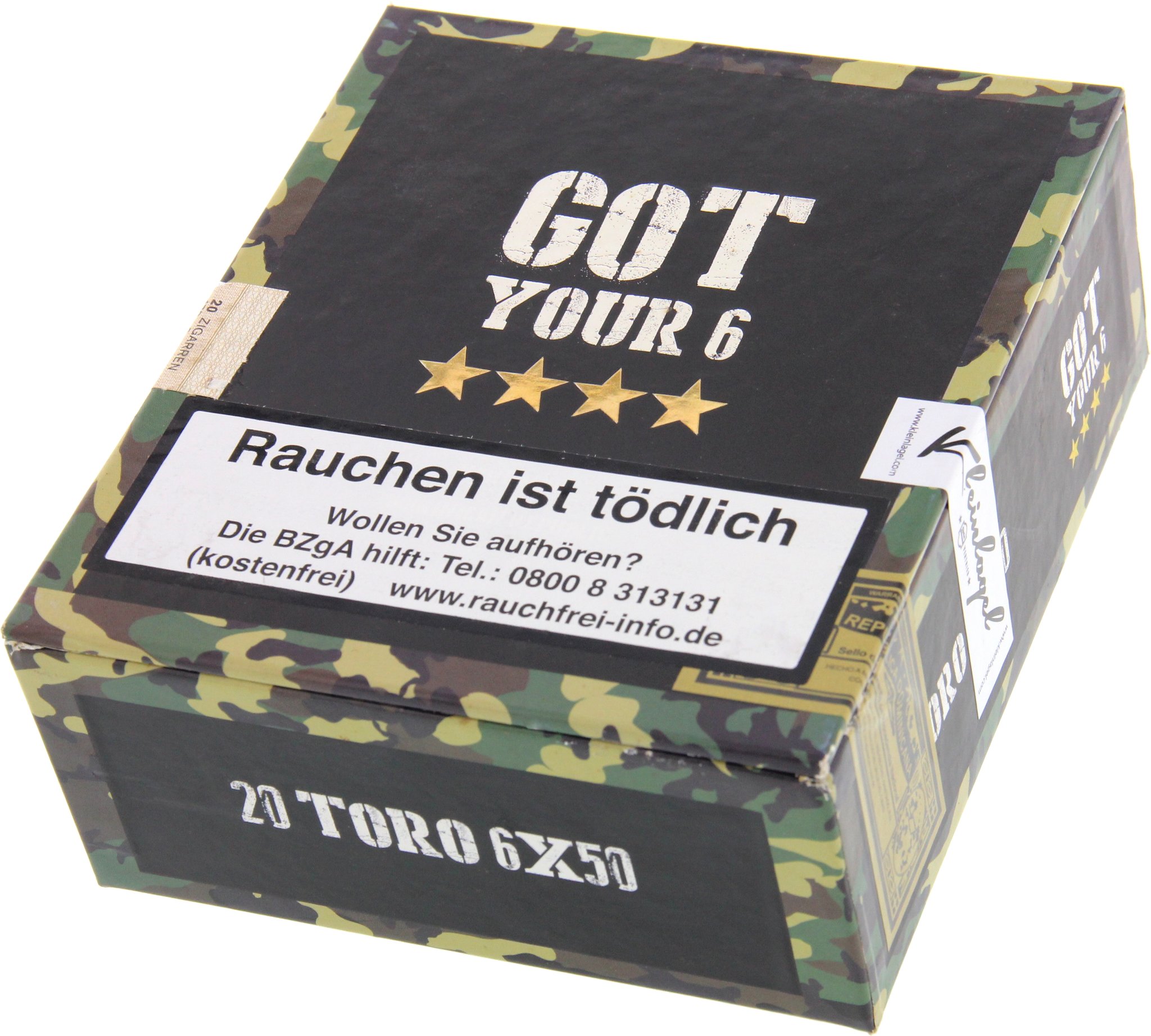 El Artista Special Editions Got Your 6 Toro 6x50 Kiste