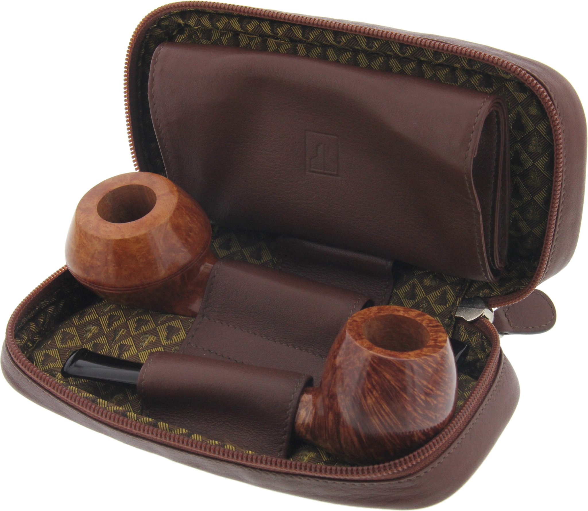 Castello Pfeifentasche 2er braun Bild 3