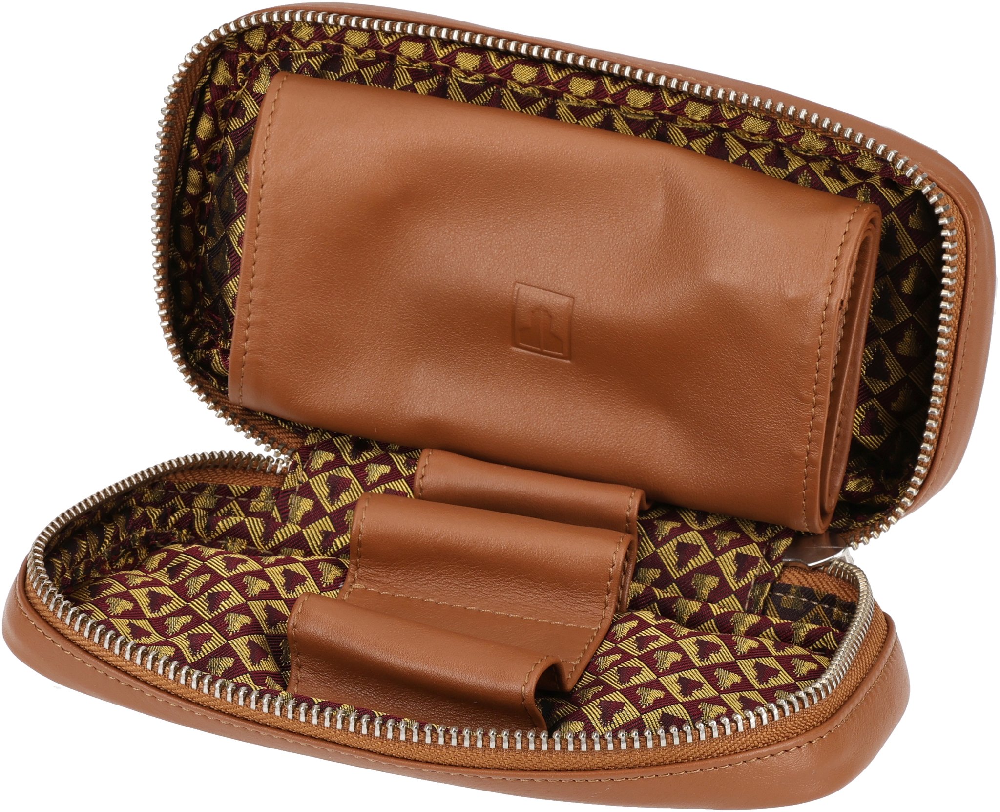 Castello Pfeifentaschen 2er Braun