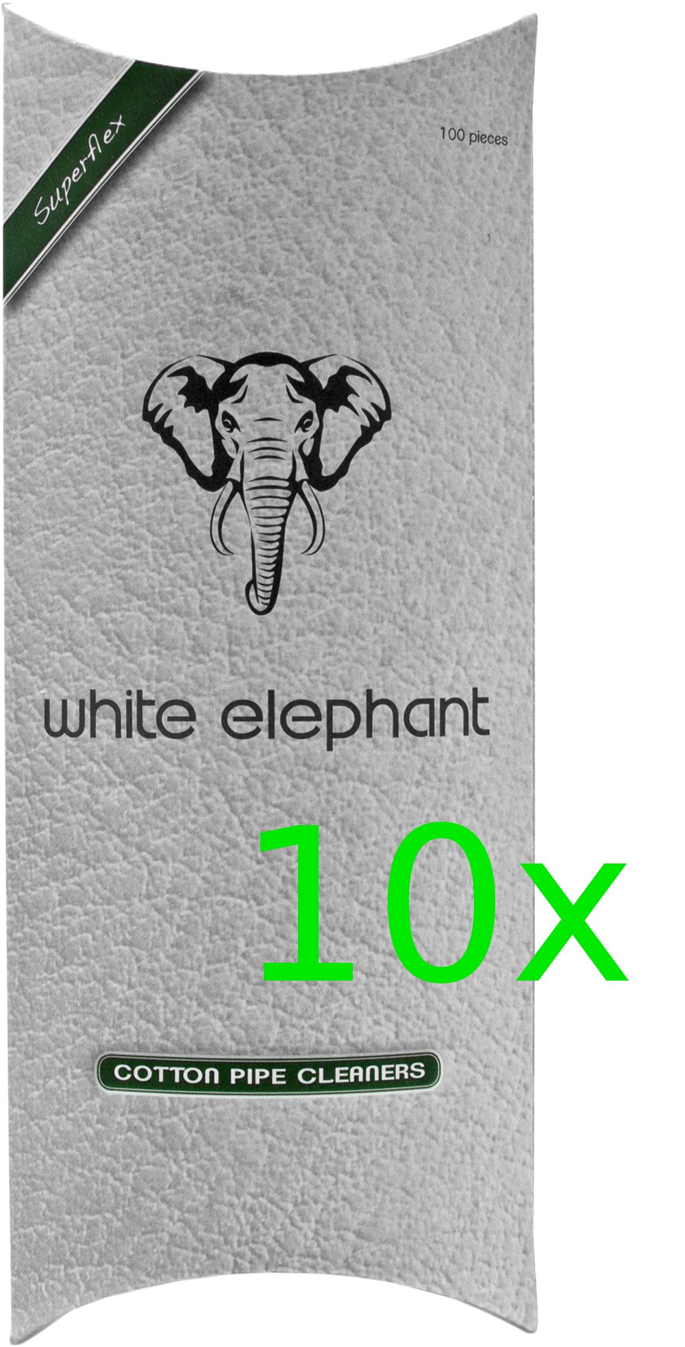 White Elephant Pfeifenreiniger Cotton (100 Stück) 10er Sparpack