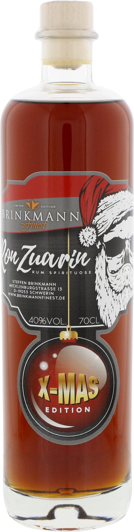 Brinkmann Rum Ron Zuarin X-mas Edition (0,7 l / 40 % vol.)