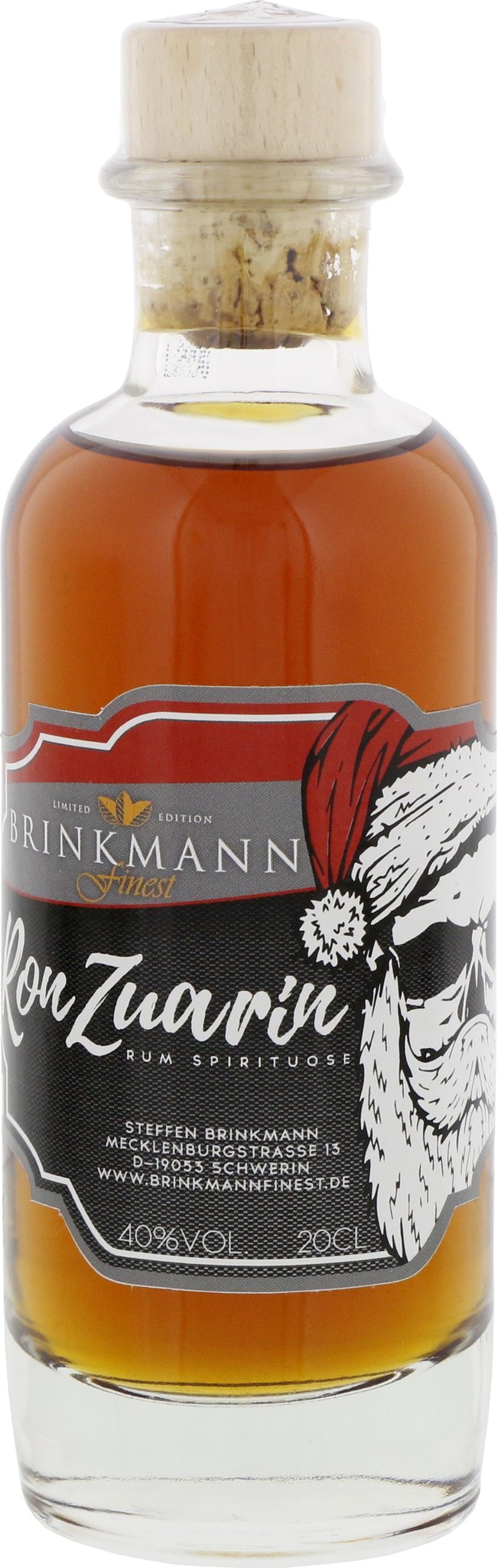 Brinkmann Rum Ron Zuarin X-mas Edition (0,2 l / 40 % vol.)
