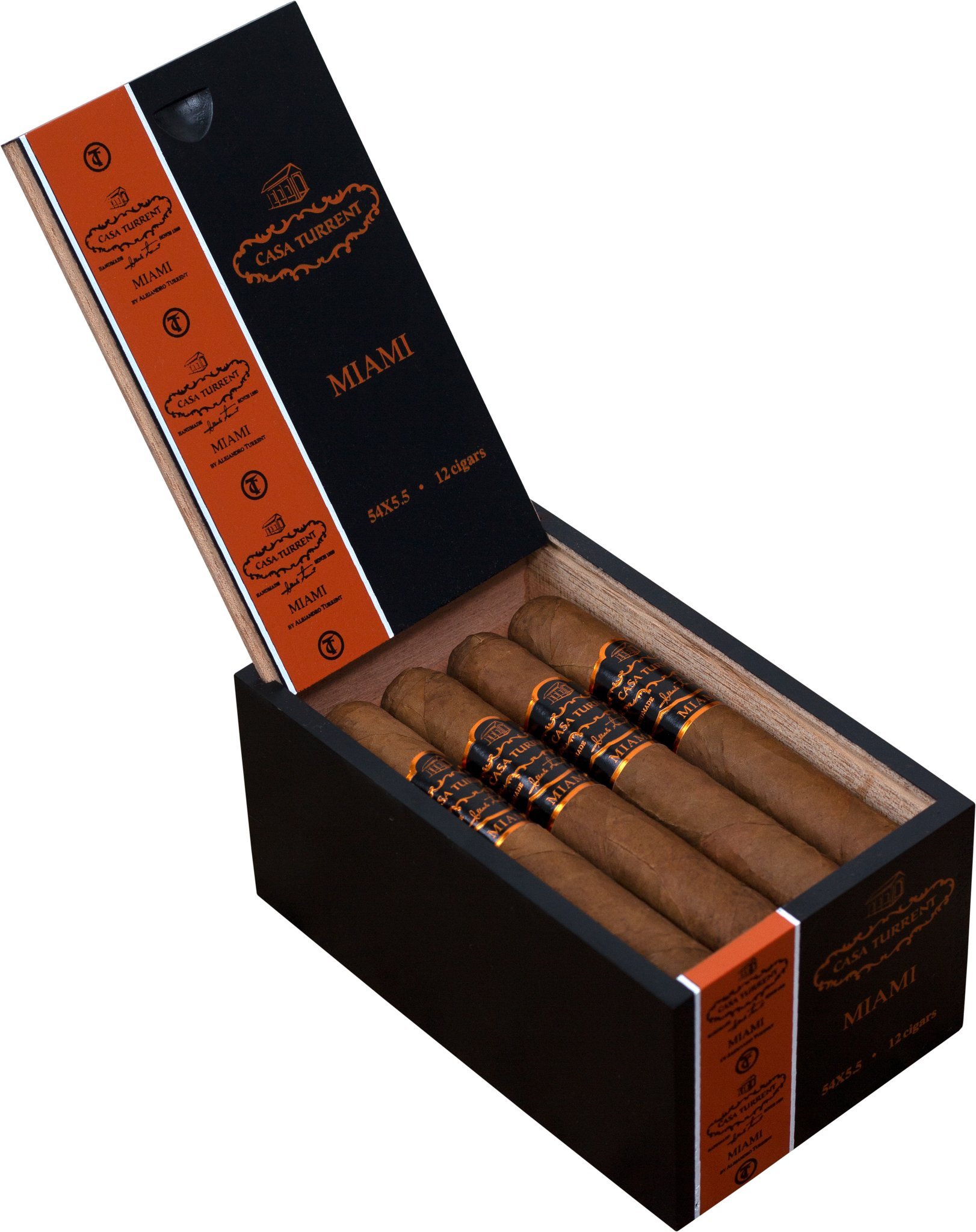 A. Turrent Casa Turrent Origin Series Robusto Extra Miami Kiste offen