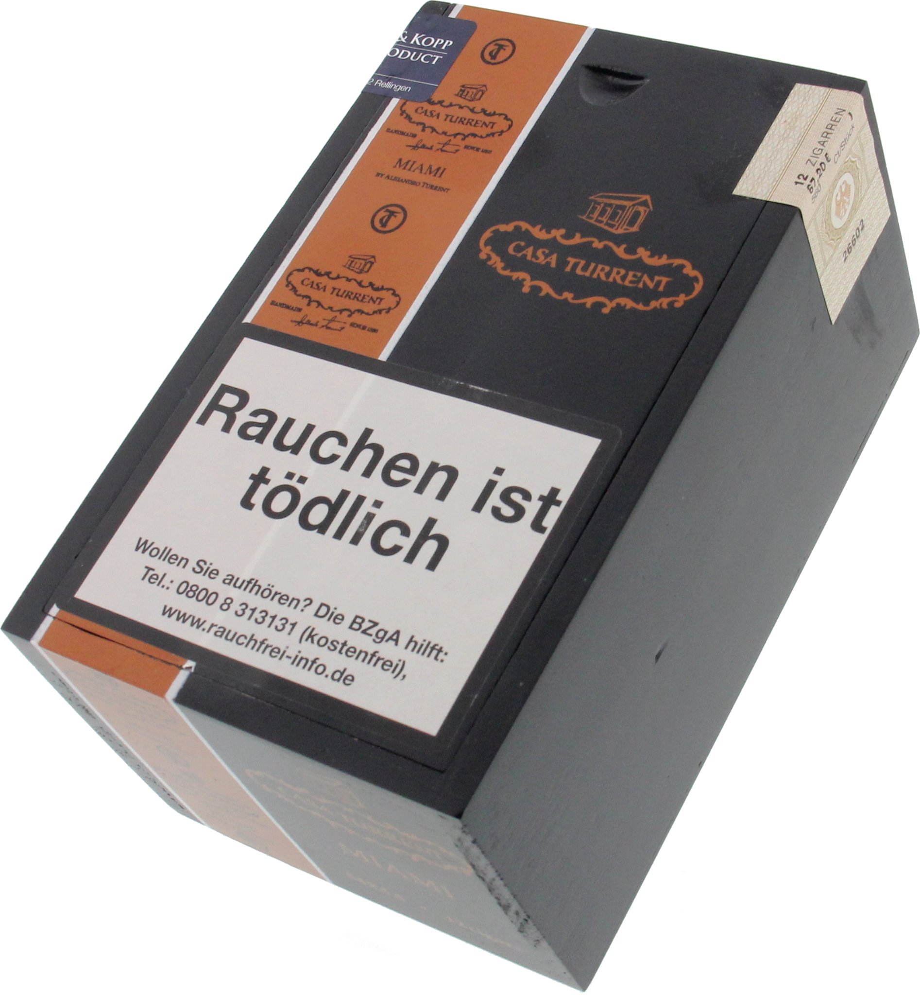 A. Turrent Casa Turrent Origin Series Robusto Extra Miami Kiste