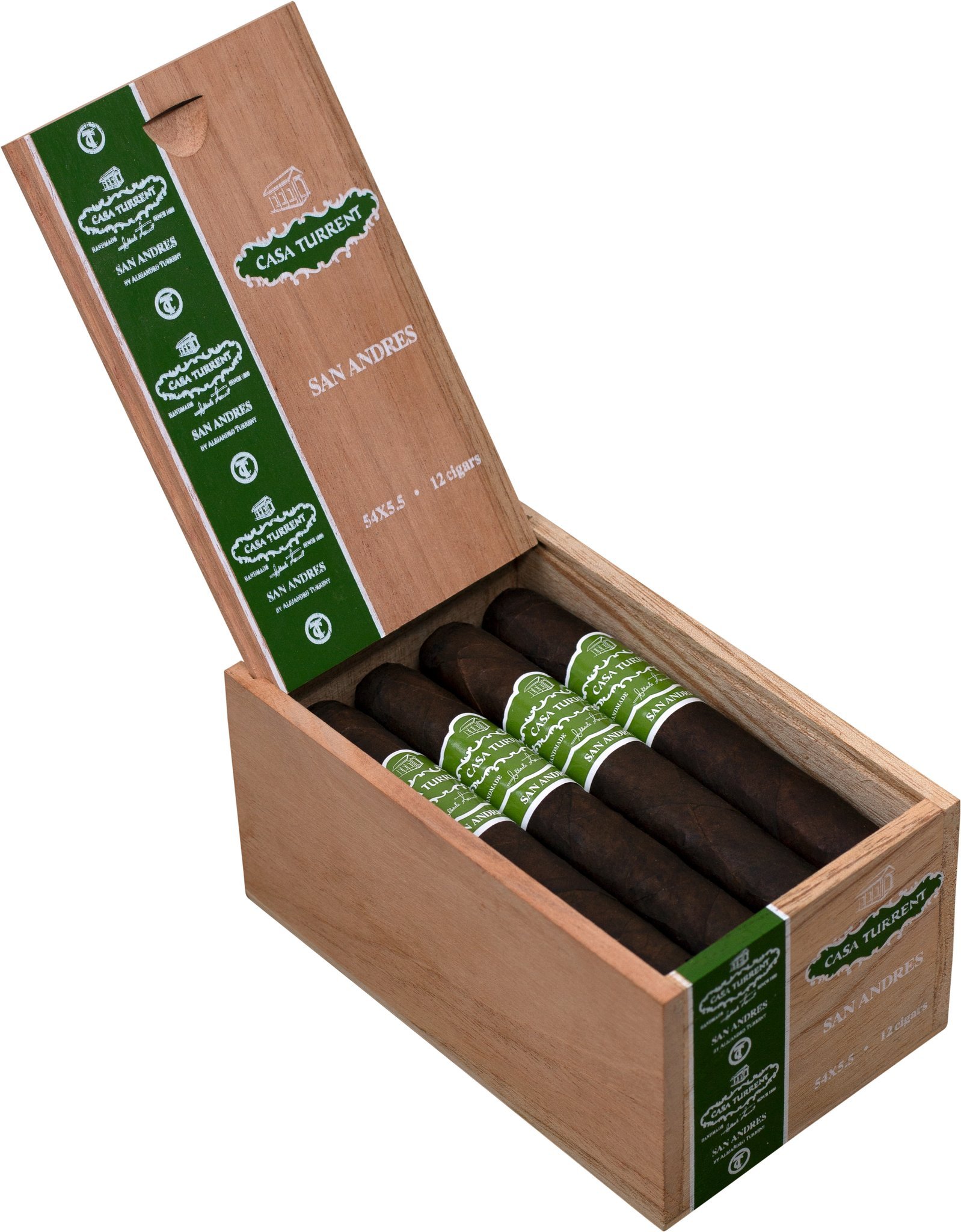 A. Turrent Casa Turrent Origin Series Robusto Extra San Andres Kiste offen
