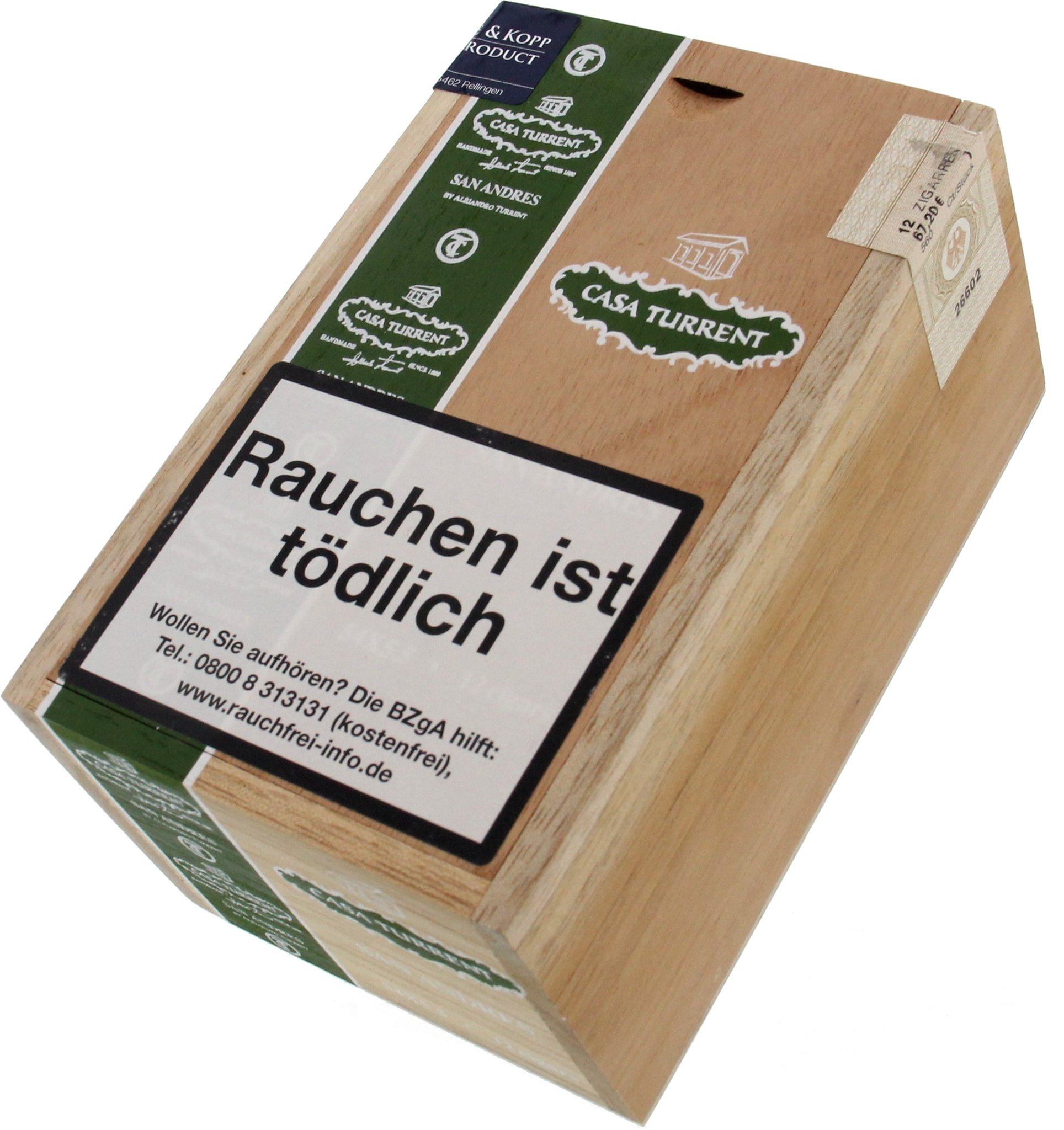 A. Turrent Casa Turrent Origin Series Robusto Extra San Andres Kiste