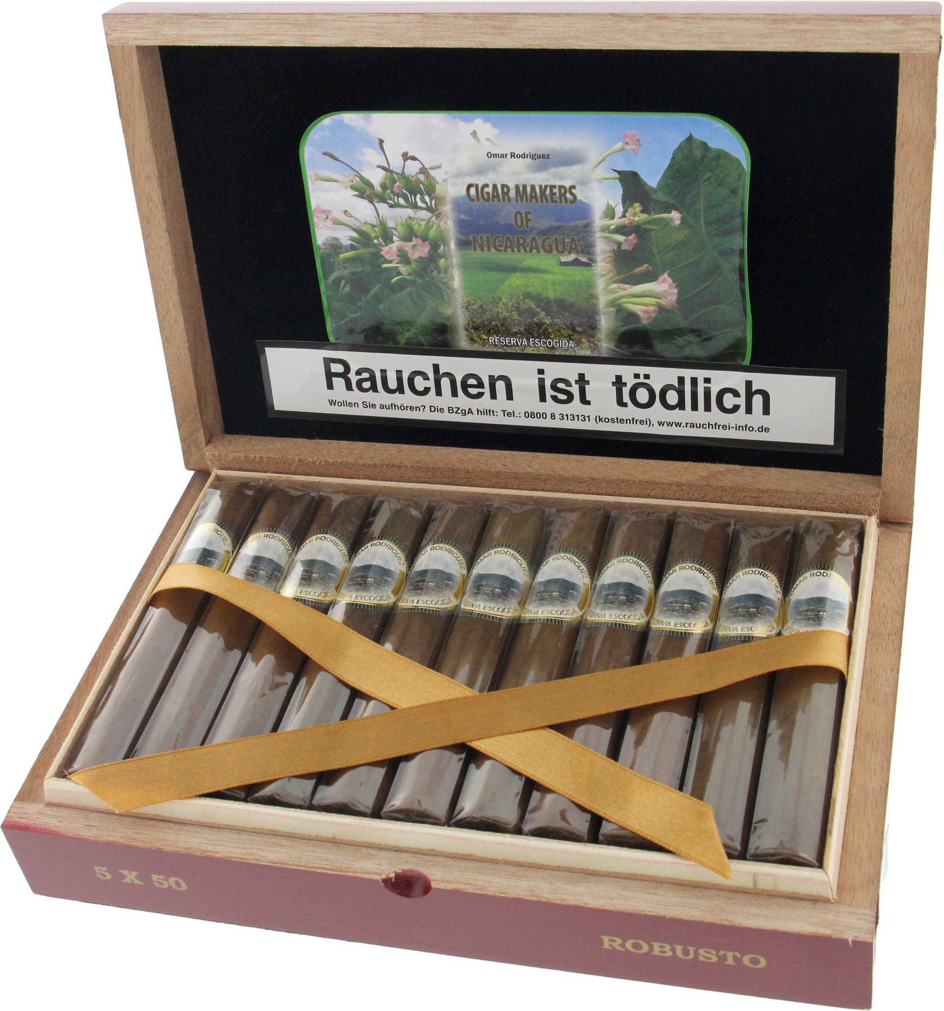 Reserva Escogida Robusto Kiste offen