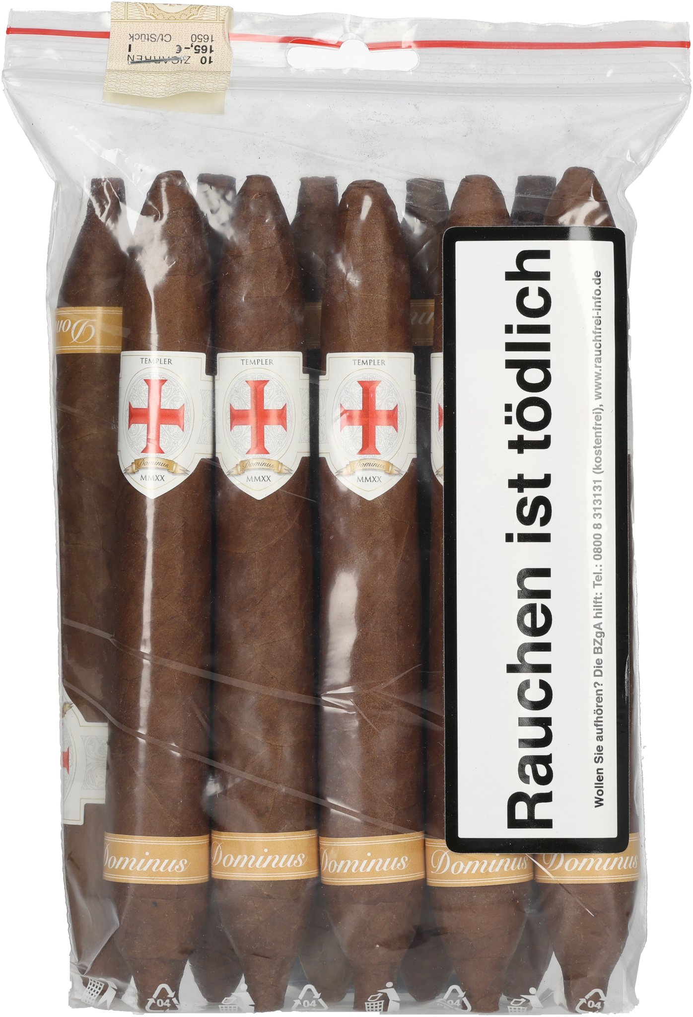 Templerkreuz 10er  frontal