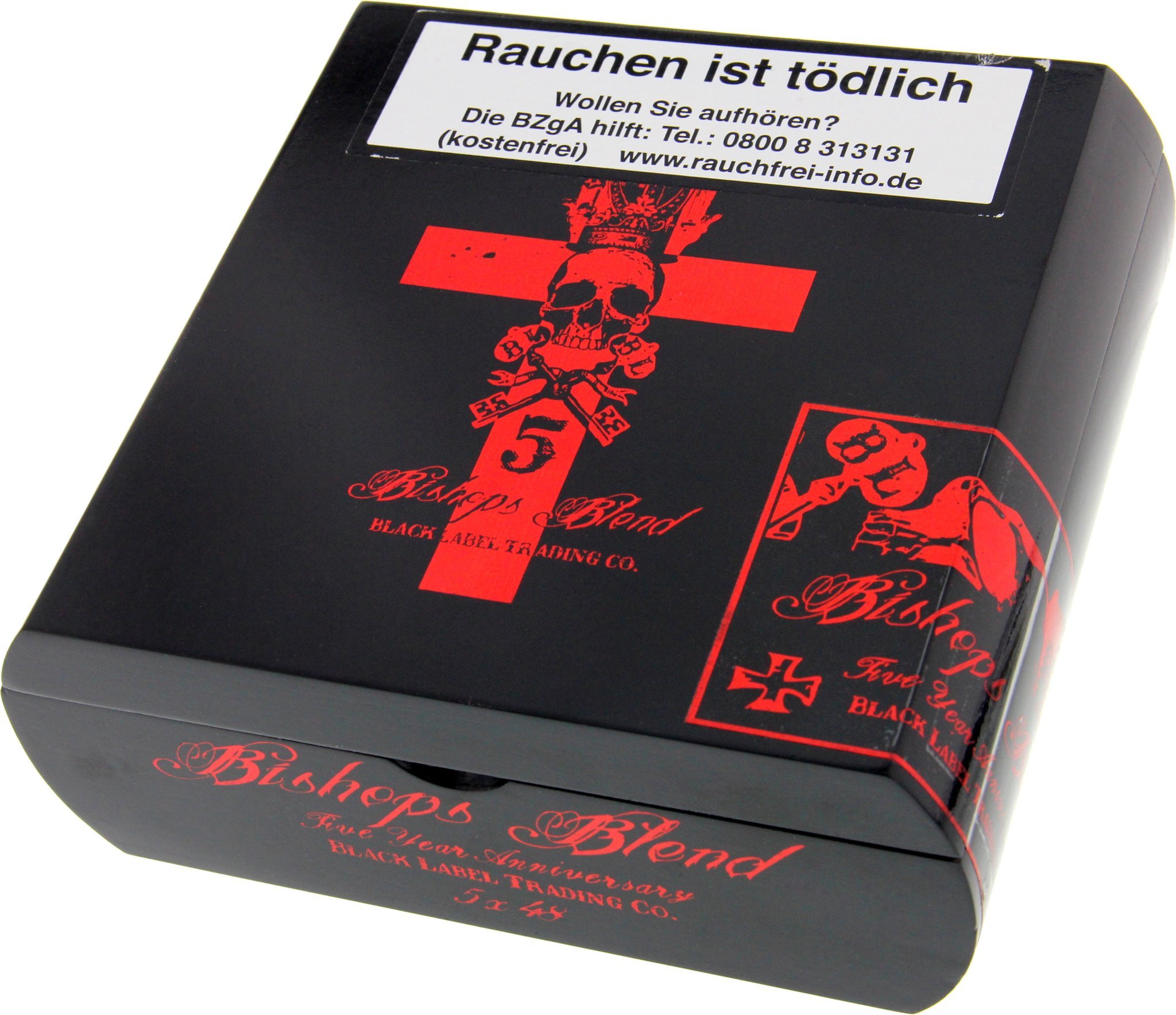 Black Label Trading Company Bishops Blend Five Year Anniversary Robusto Kiste