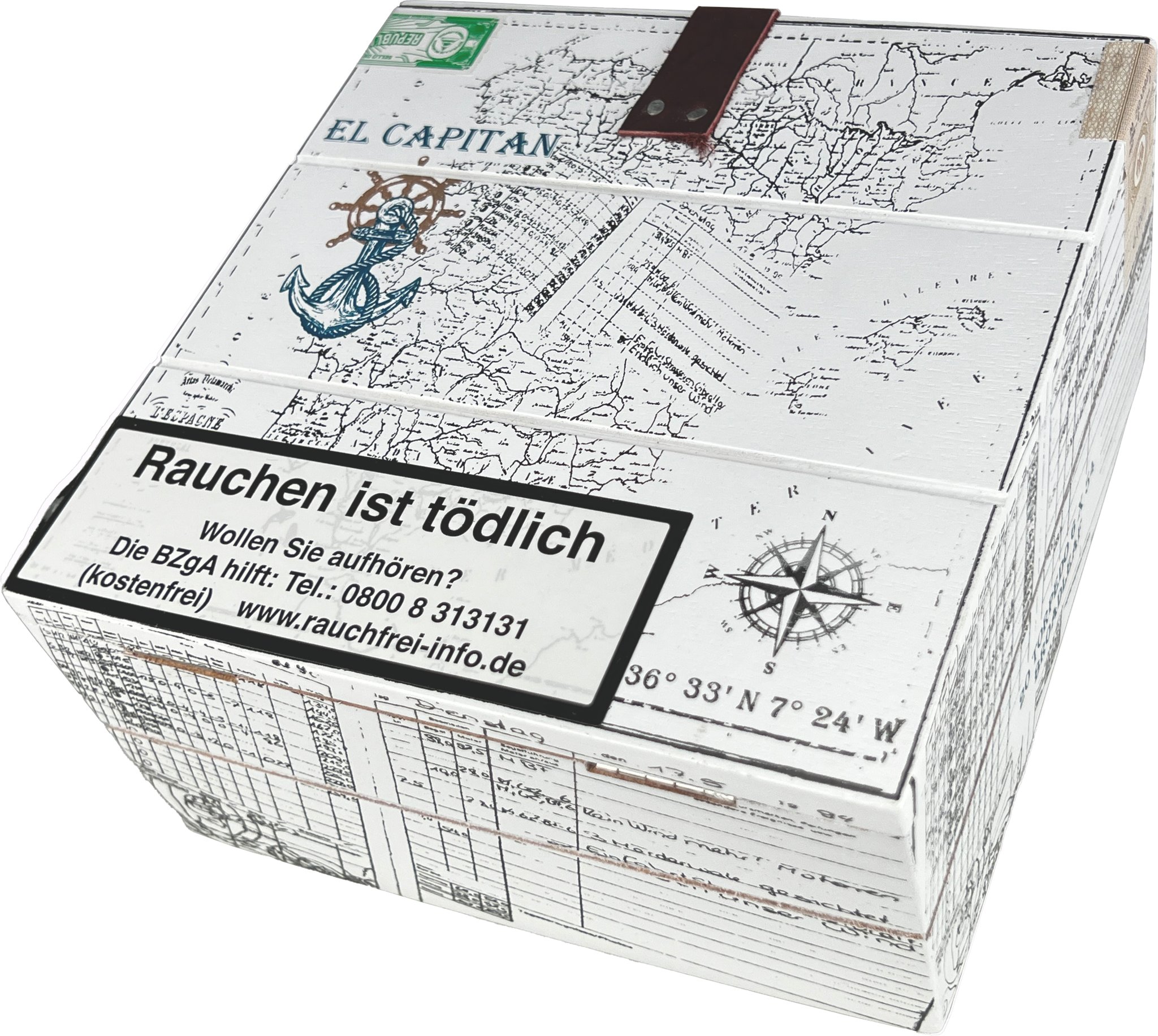 Helvada Zigarren El Capitan Torpedo Kiste