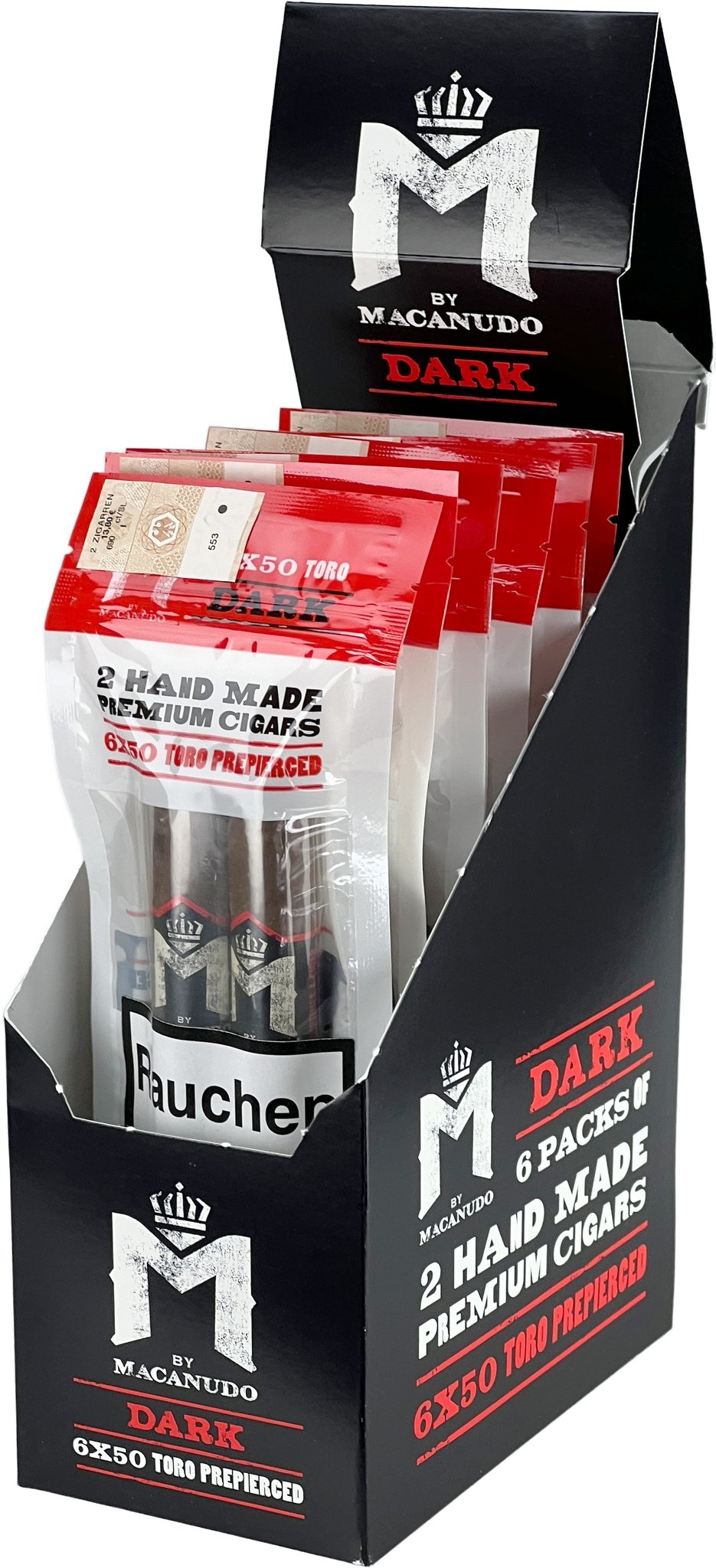 Macanudo Dark Toro Box offen