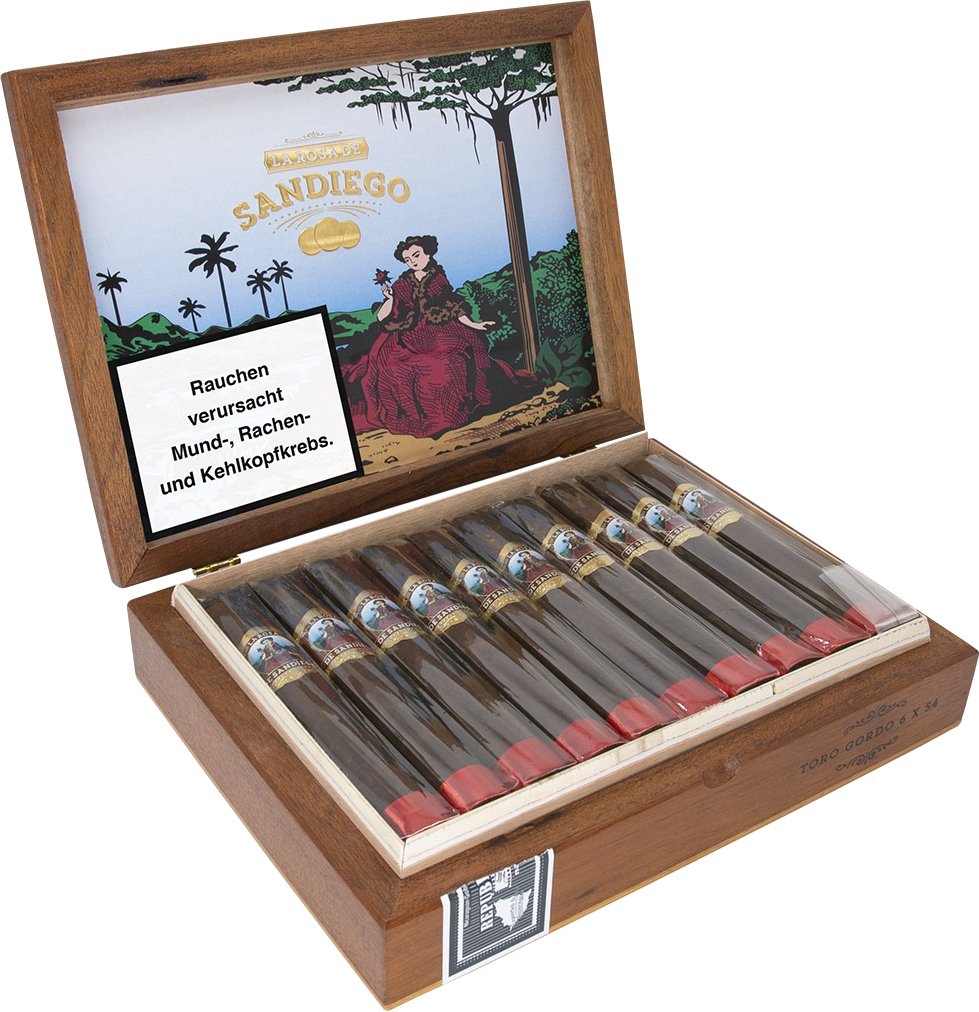La Rosa de Sandiego Toro Gordo Clasico Kiste offen