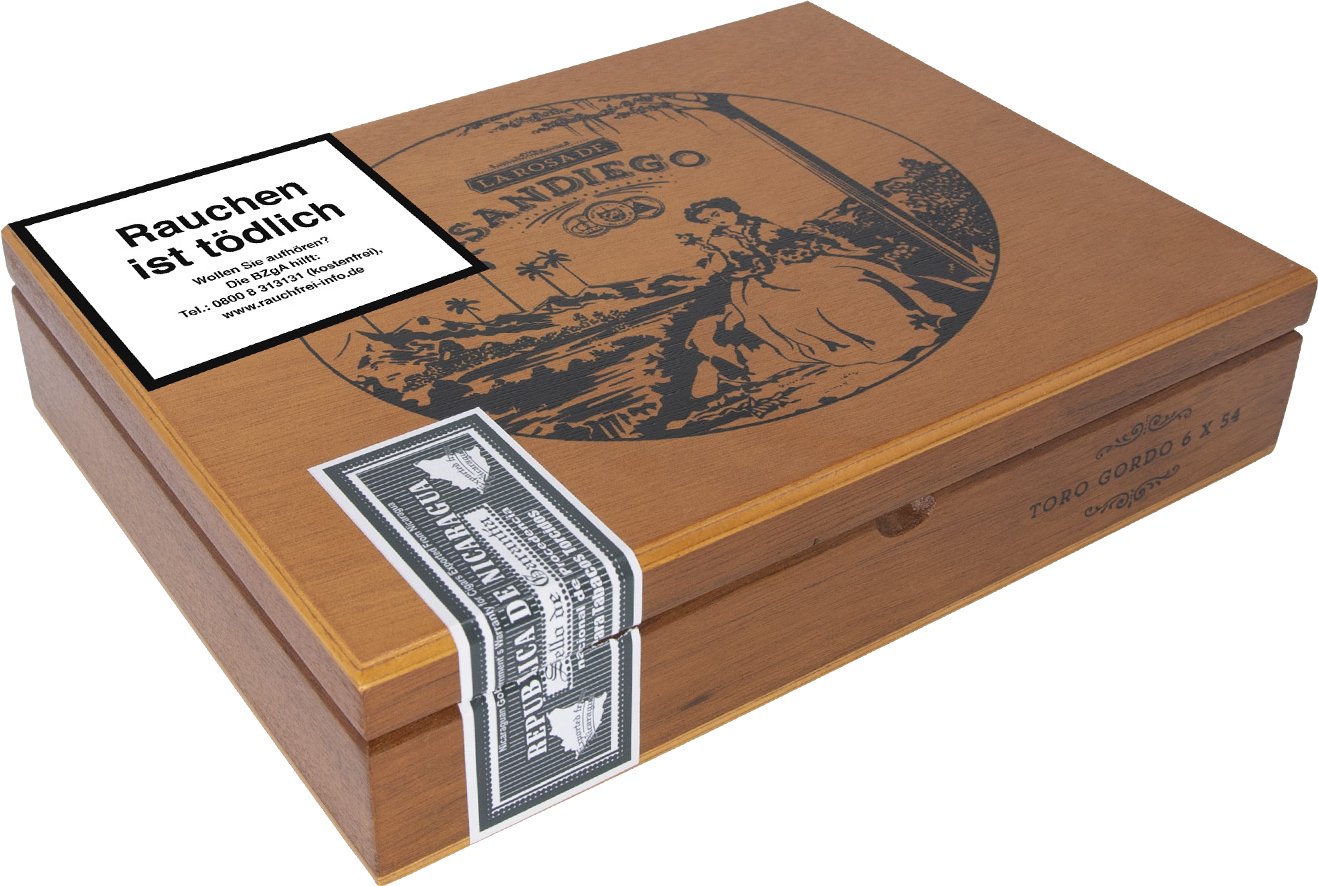 La Rosa de Sandiego Toro Gordo Clasico Kiste