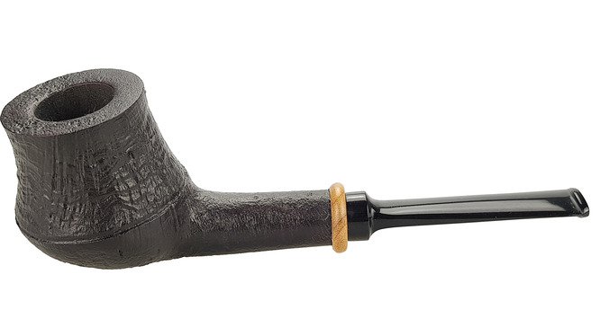 Bulldog mit Olivenholzring