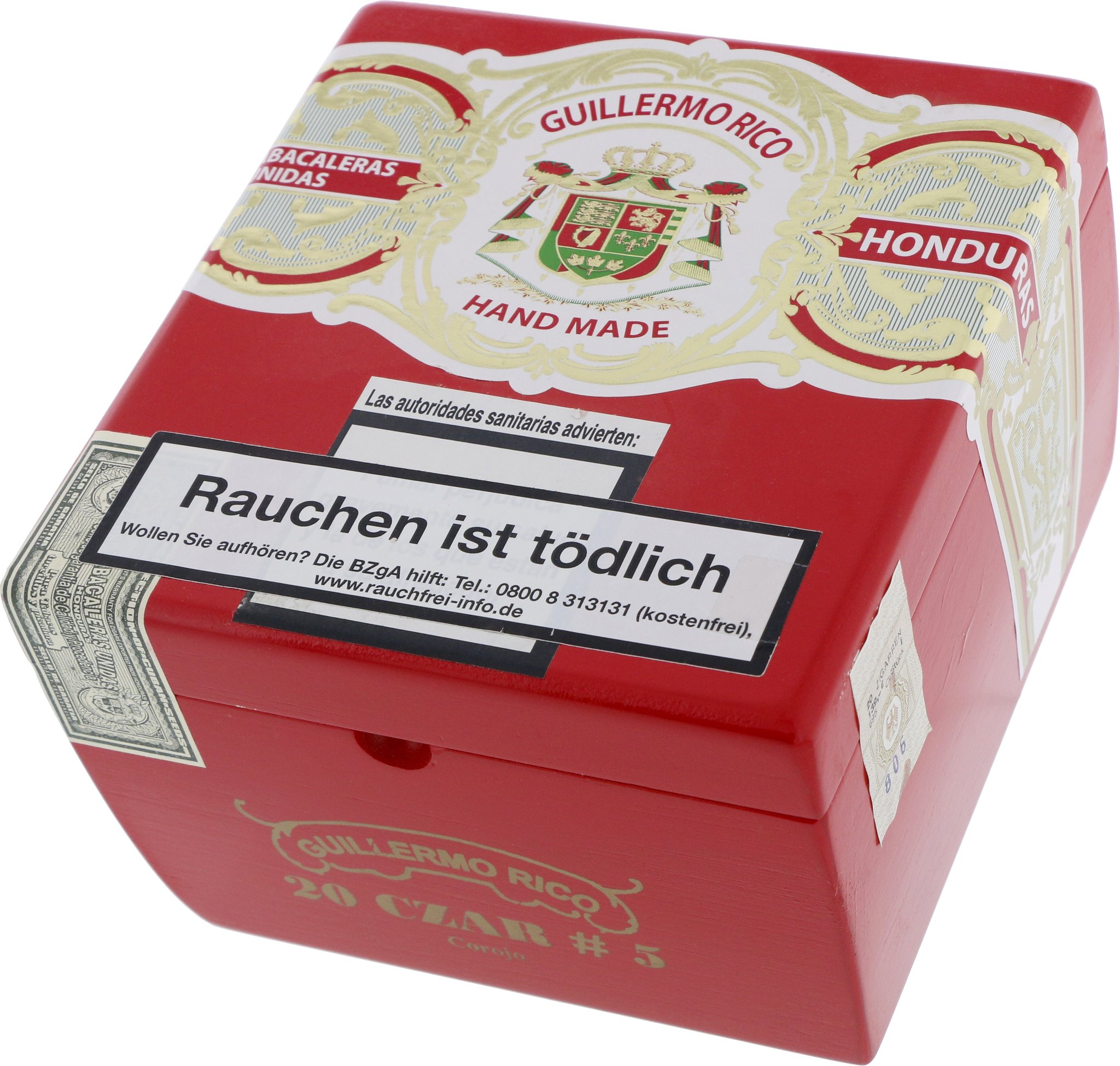 Guillermo Rico Corojo Czar (7x70) Kiste