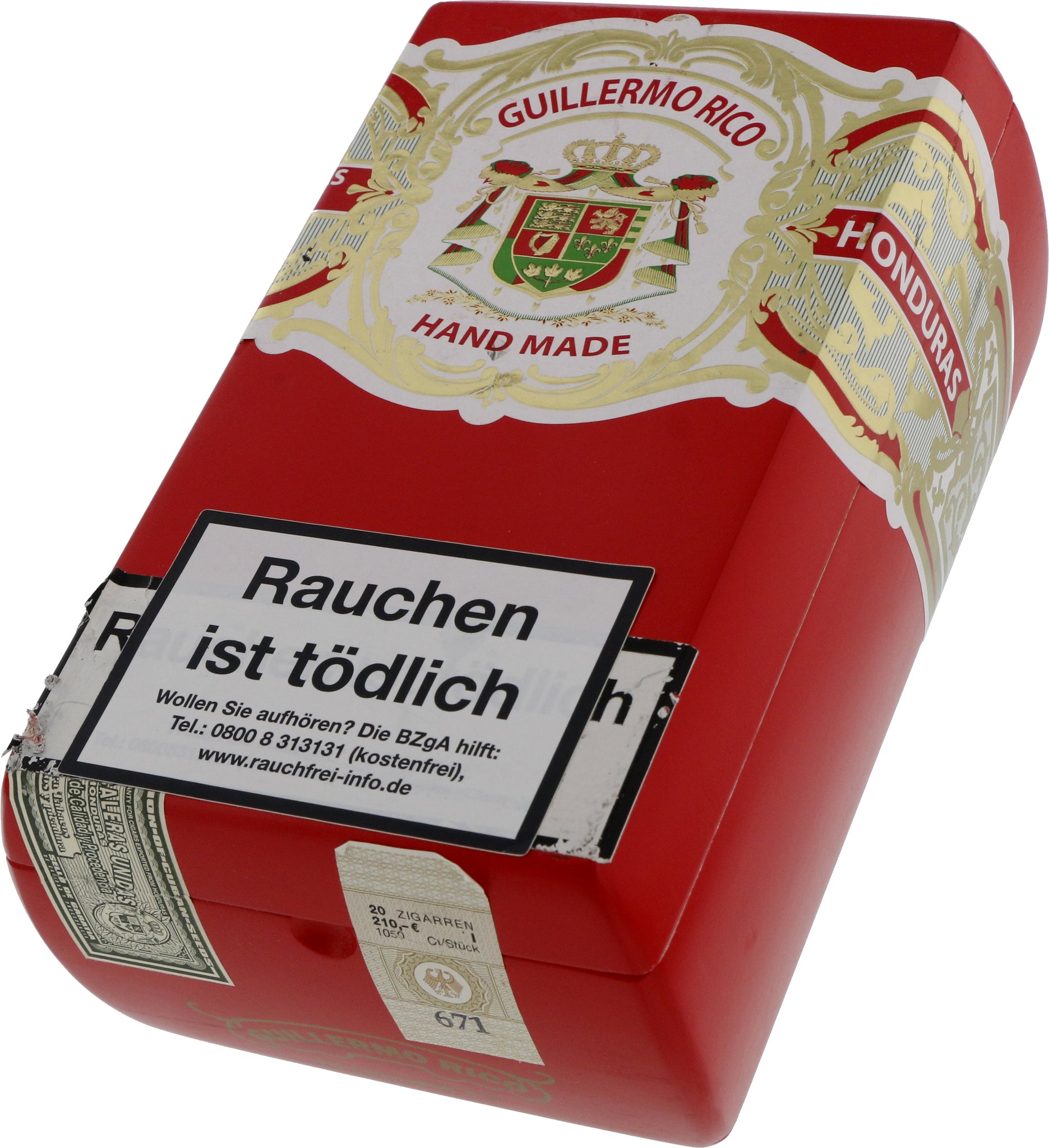 Guillermo Rico Corojo No. 5 Churchill (7x48) Kiste