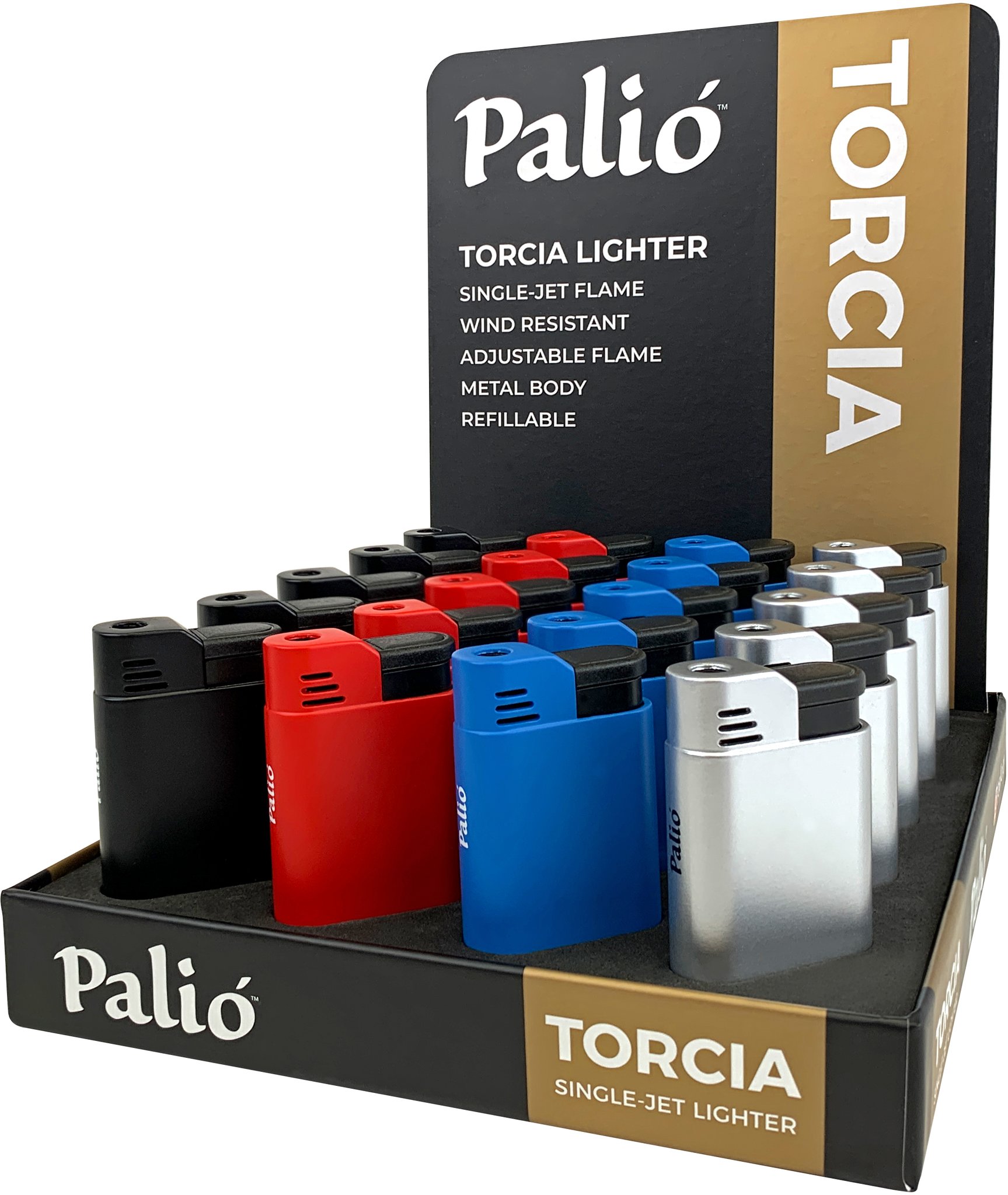 Palio Torcia Single Jet Rot (CL-100RD) Detailbild