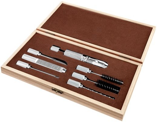 Angelo Pfeifenbesteck Pfeifenauskratzer Set Holzbox