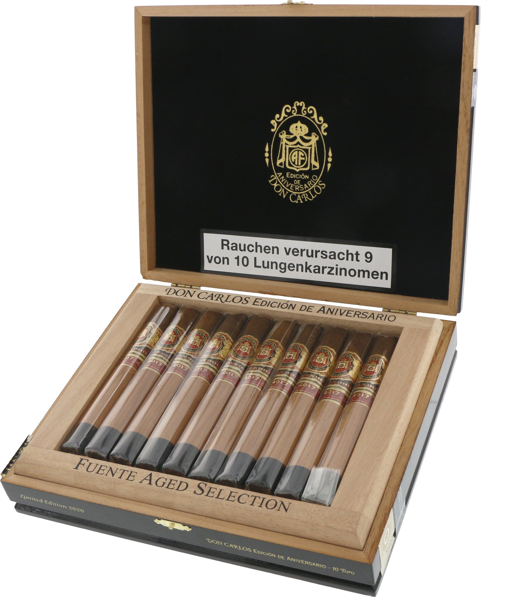 Arturo Fuente Don Carlos Edicion de Aniversario Toro Fuente Aged Selection 1992 (Limited Edition 202