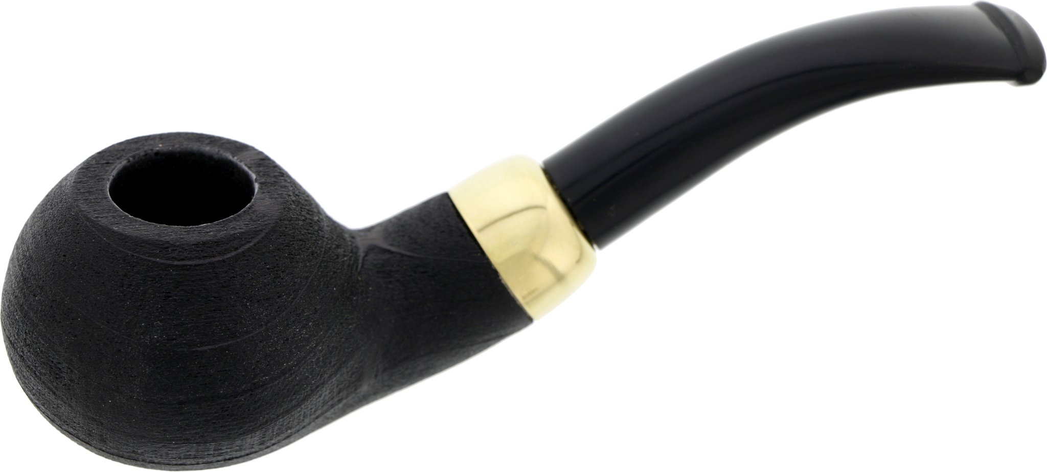 Anton Pipes Pfeifen P002 Black sandblast Maple (Ahorn)