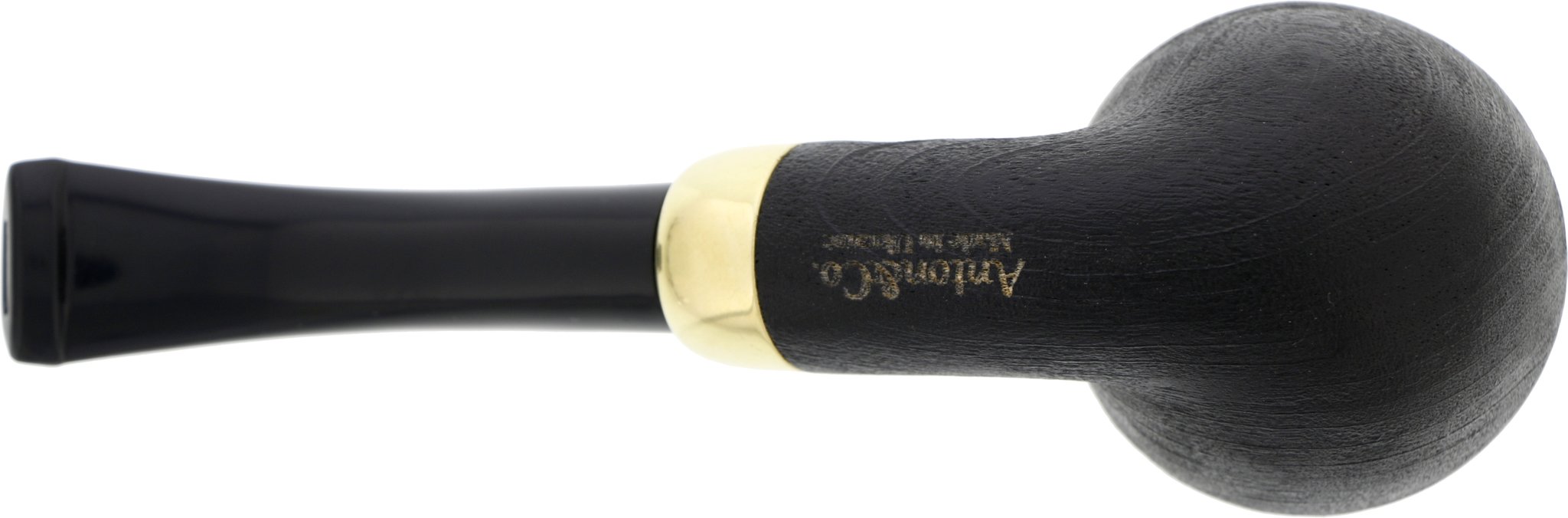 Anton Pipes Pfeifen P007 Black sandblast Maple (Ahorn) Unterboden