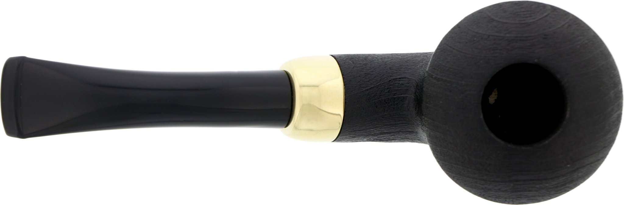 Anton Pipes Pfeifen P007 Black sandblast Maple (Ahorn) Draufsicht