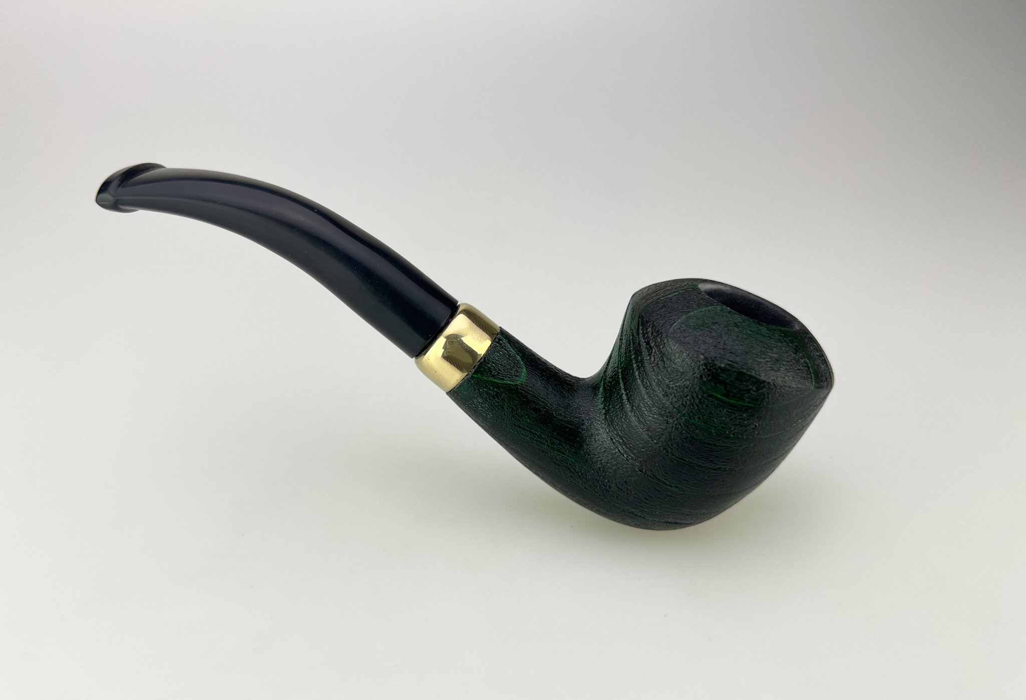 Pipes Ahorn (Maple) Pfeifen P004 Green sandblast