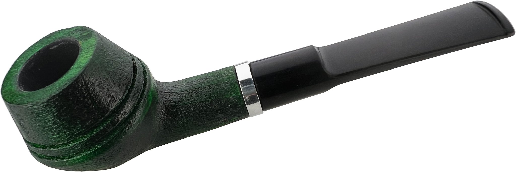 Anton Pipes Ahorn (Maple) Pfeifen Bull Cap Green sandblast