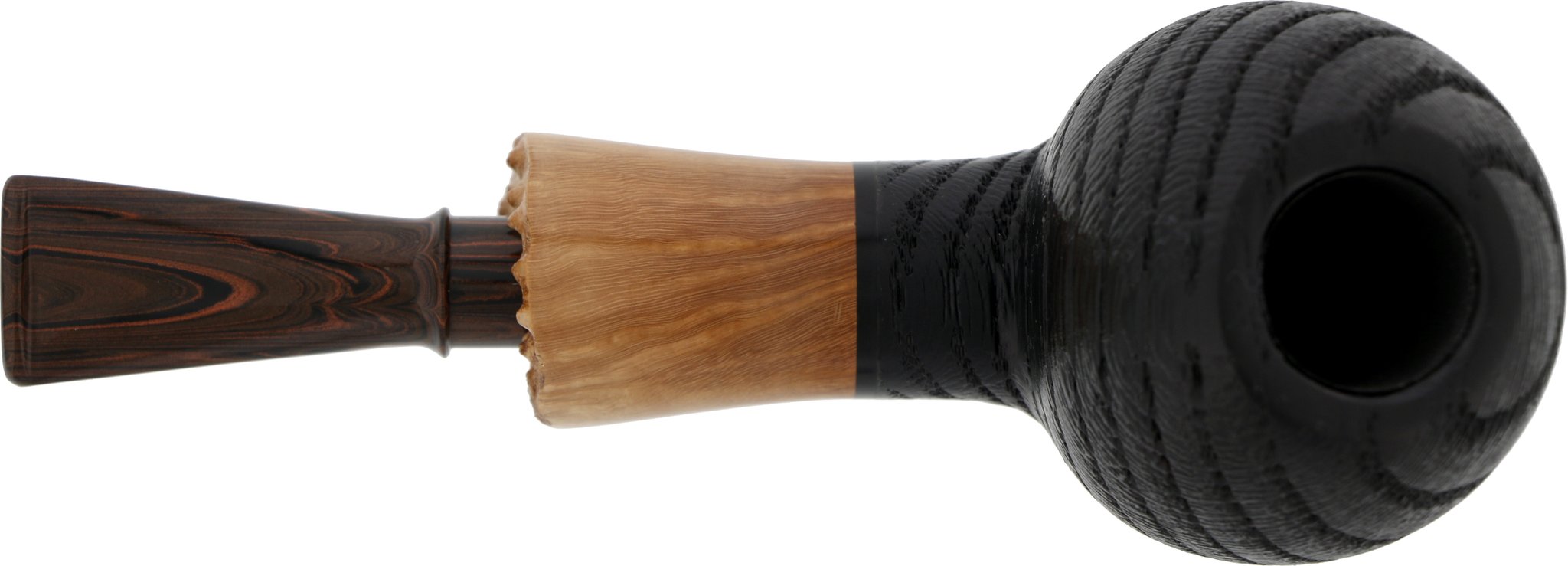 Tom Richard Pipes Freehand Pfeifen Mooreiche Gruppe 3 (Nr. 7) Draufsicht