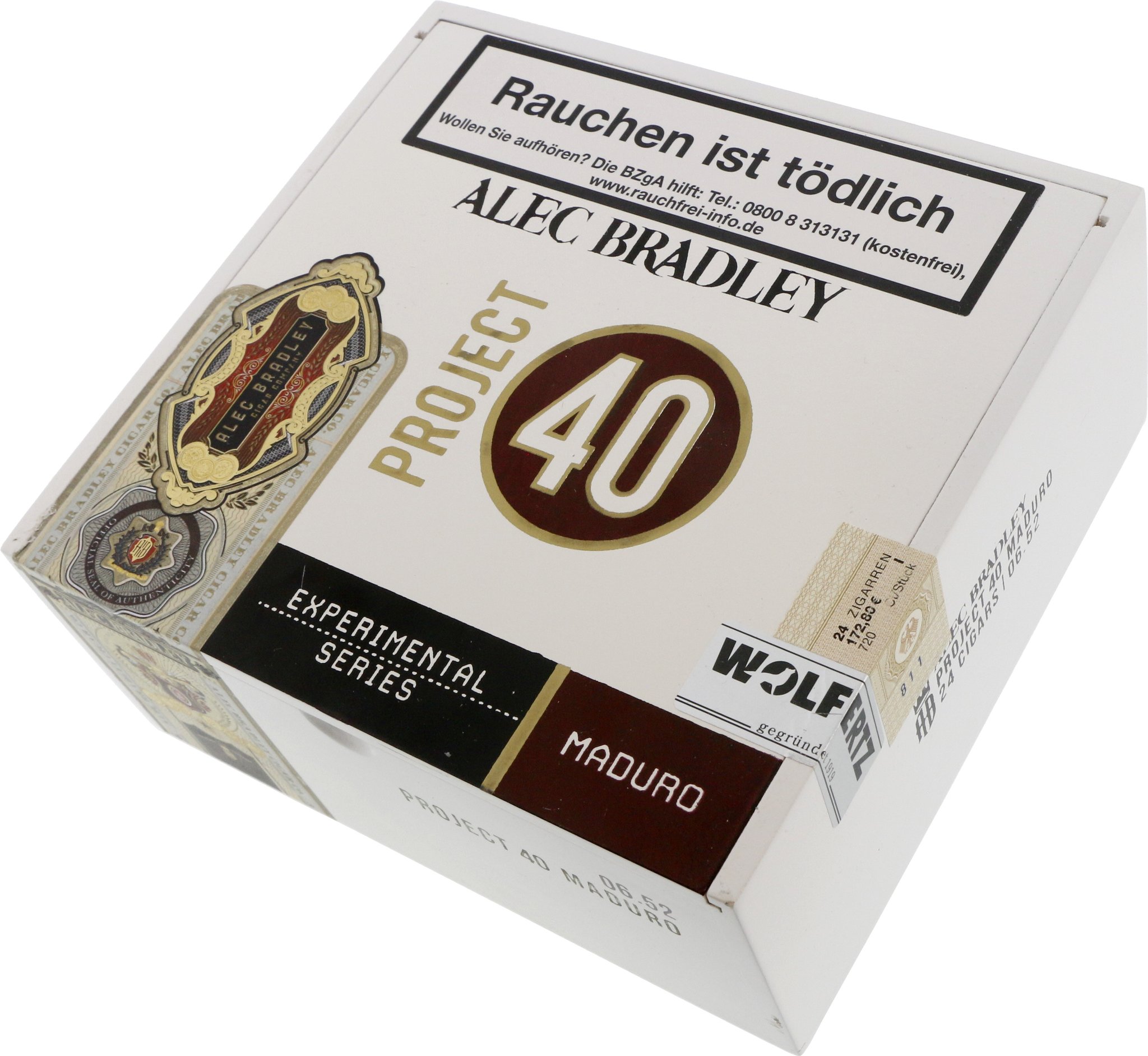 Alec Bradley Project 40 Maduro Toro 06.52 Kiste