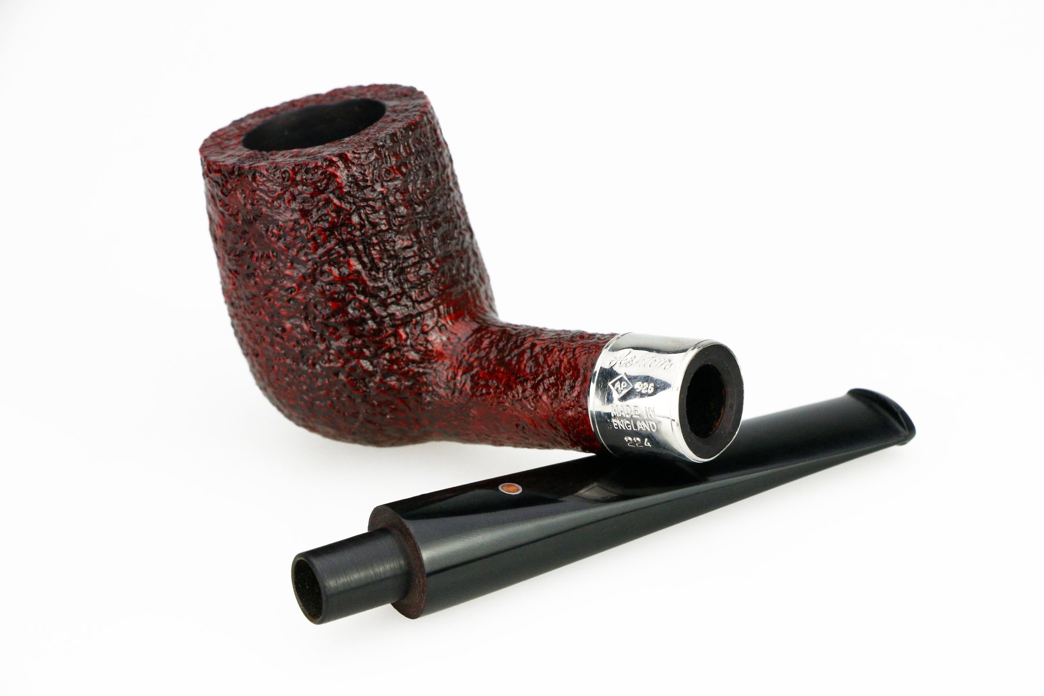 Ashton Pfeifen sandblast XXX Pebble Grain 9mm (Nr. 122)_05