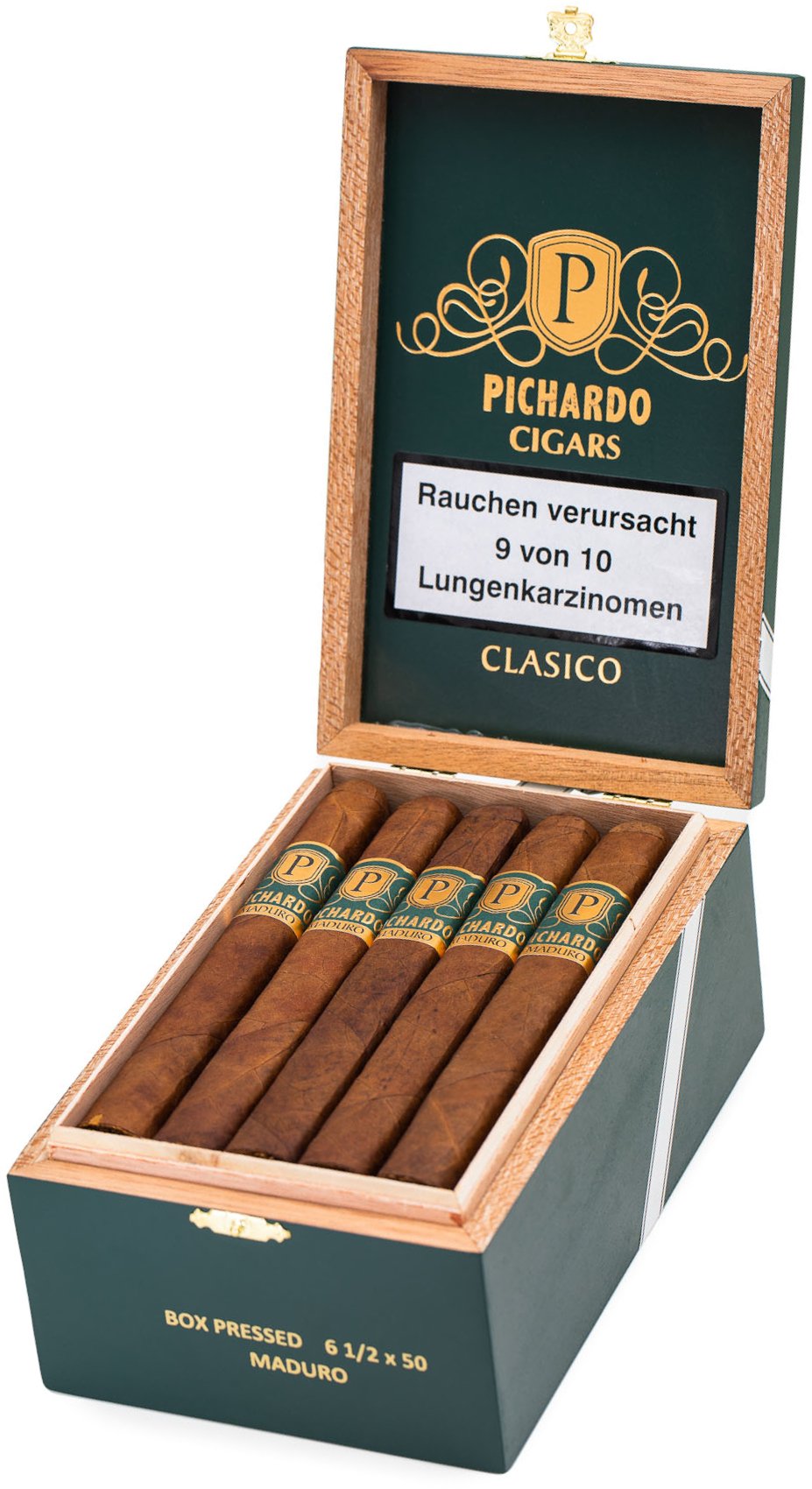 ACE Prime Cigars Pichardo Clasico Toro Maduro Box Pressed Kiste offen