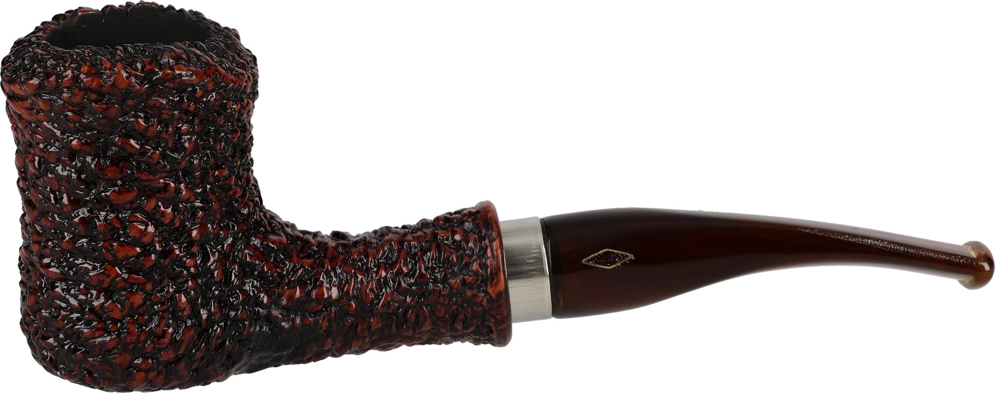 Brebbia Naif Pfeifen Rustica Nera Straight (7013) (Variante 2)