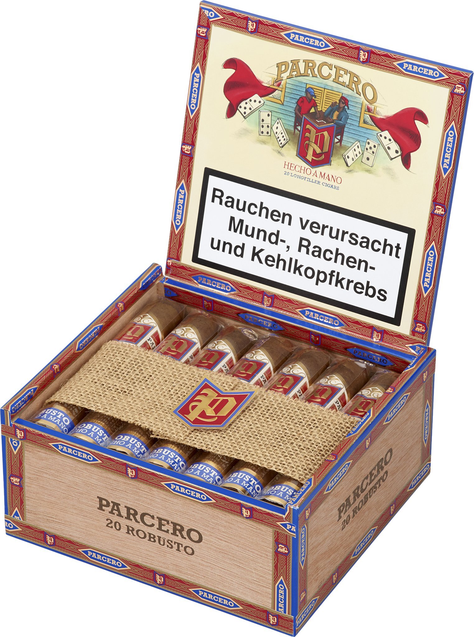 Parcero Robusto Kiste offen Detailbild