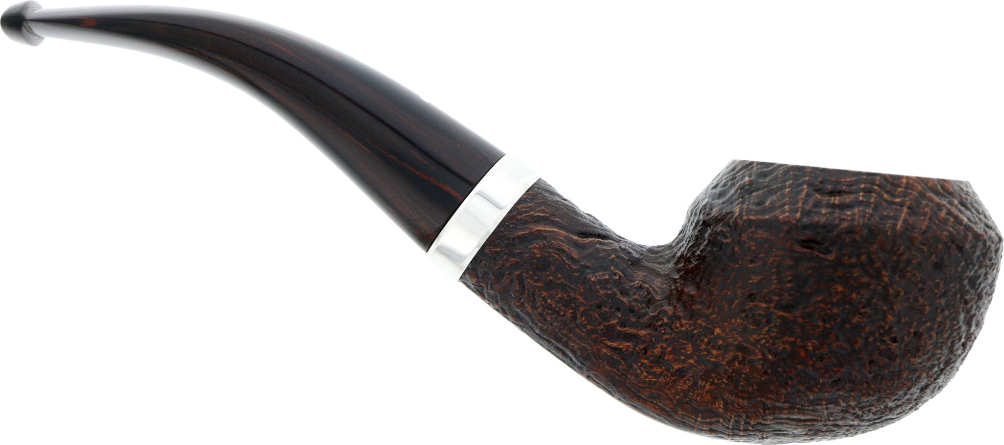 Dunhill The White Spot Pipes Cumberland 9mm Filter Bent Rhodesian 4108F Detailbild