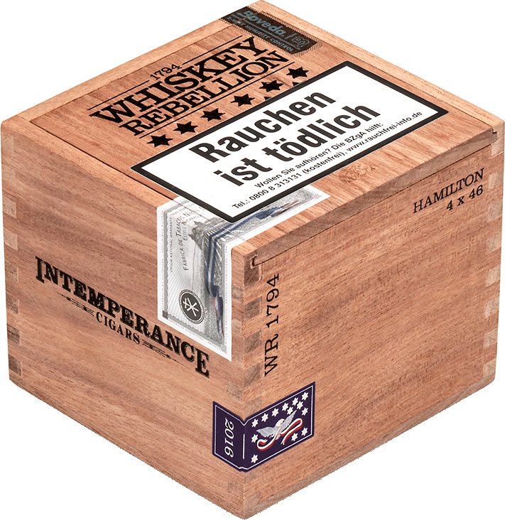 RoMa Craft Tobac Intemperance WR 1794 Hamilton Kiste