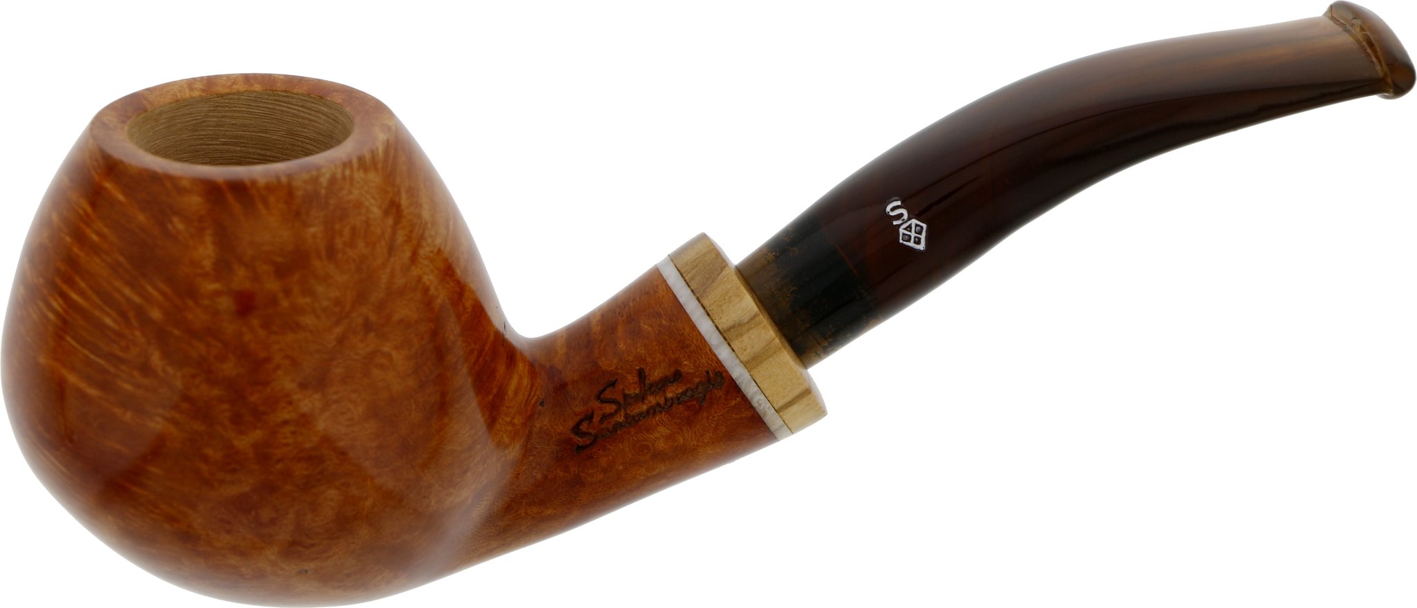 Santambrogio Pipes Pfeifen Bent Apple No. 9