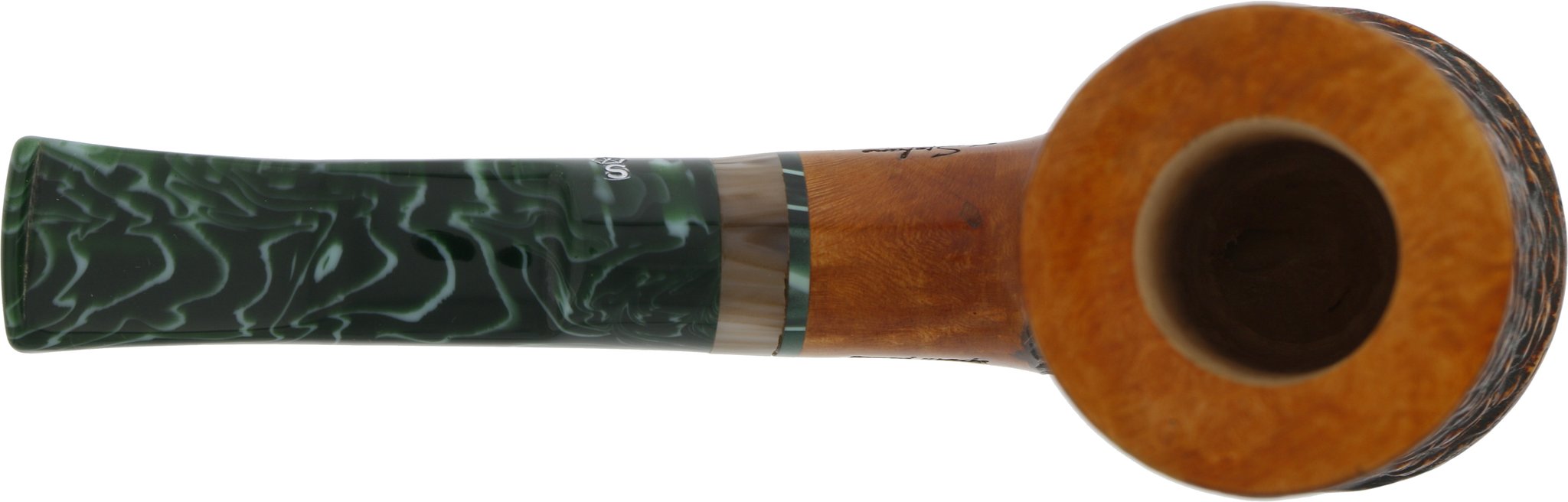 Santambrogio Pipes Pfeifen Big Cherrywood No. 14 Draufsicht