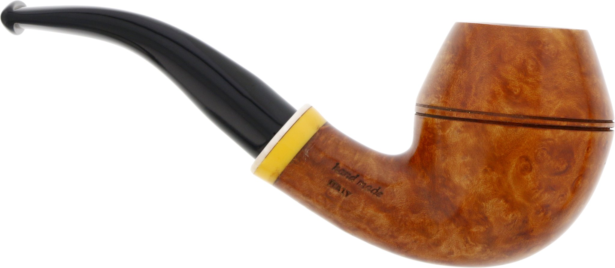 Stefano Santambrogio Pfeifen Bent Bulldog No. 75 Detailbild