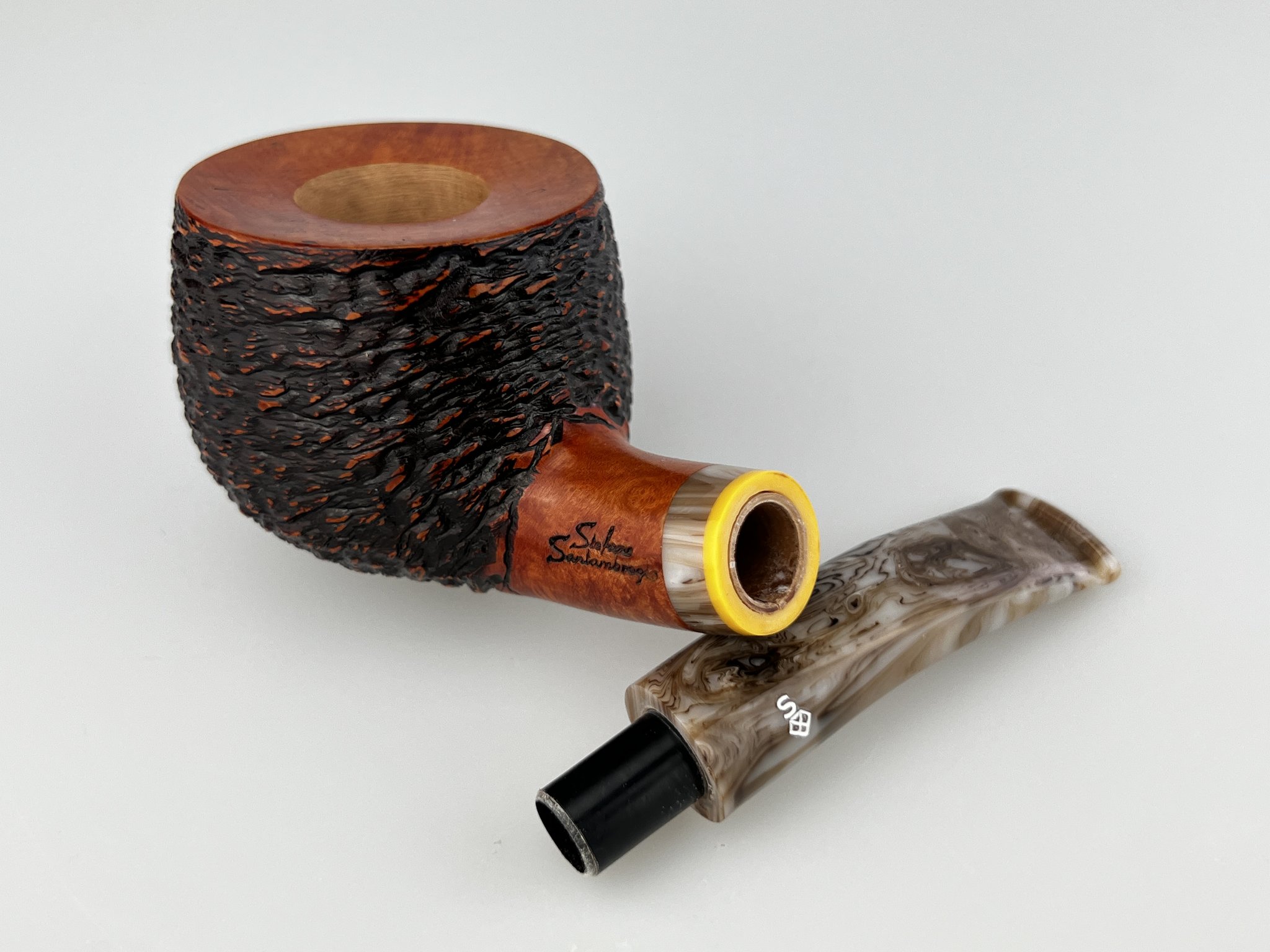 Stefano Santambrogio Pfeifen Big No. 135 Detailbild 07