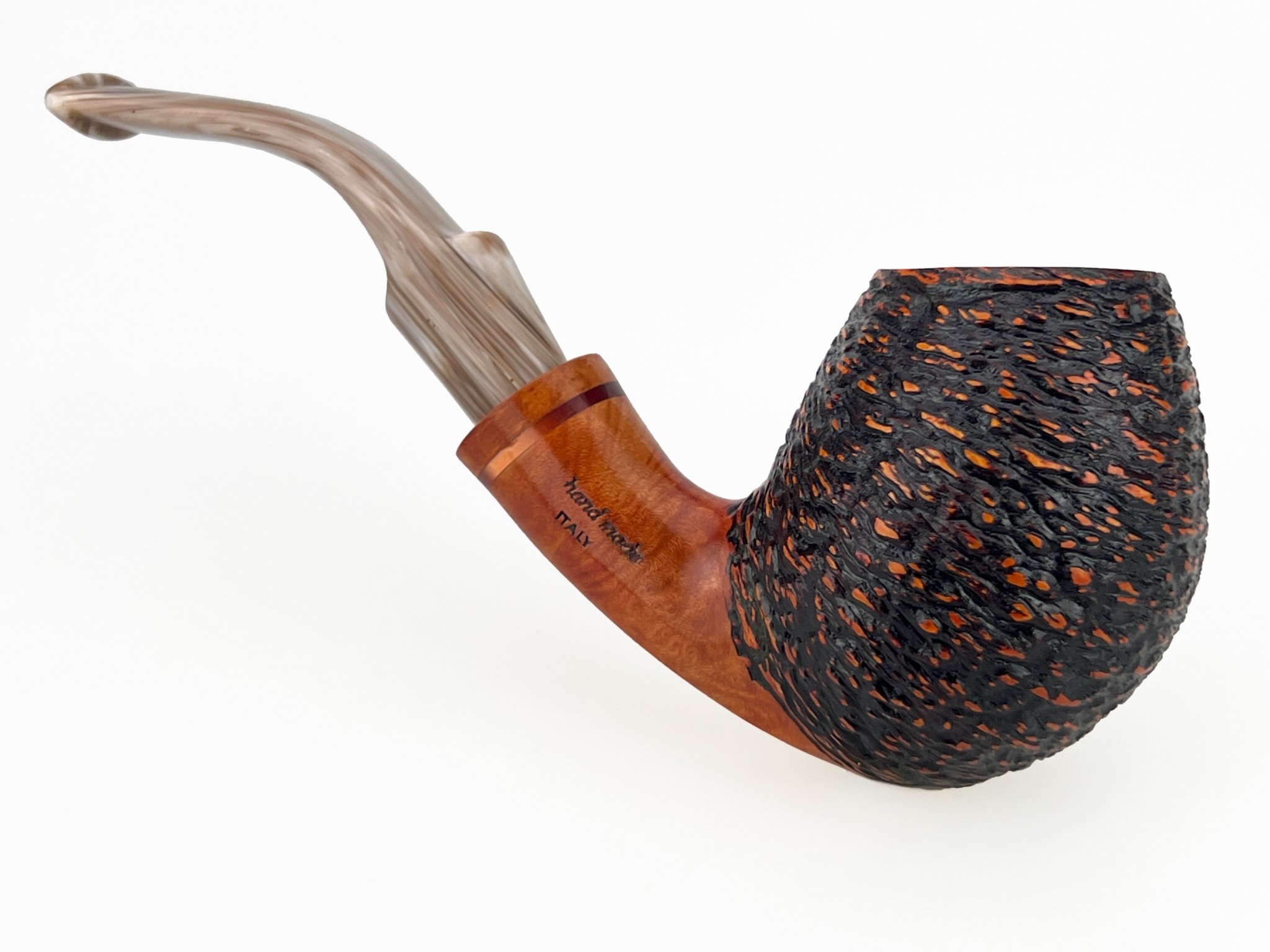 Stefano Santambrogio Pfeifen Rustic big (interne Nr. 390) Detailbild 1