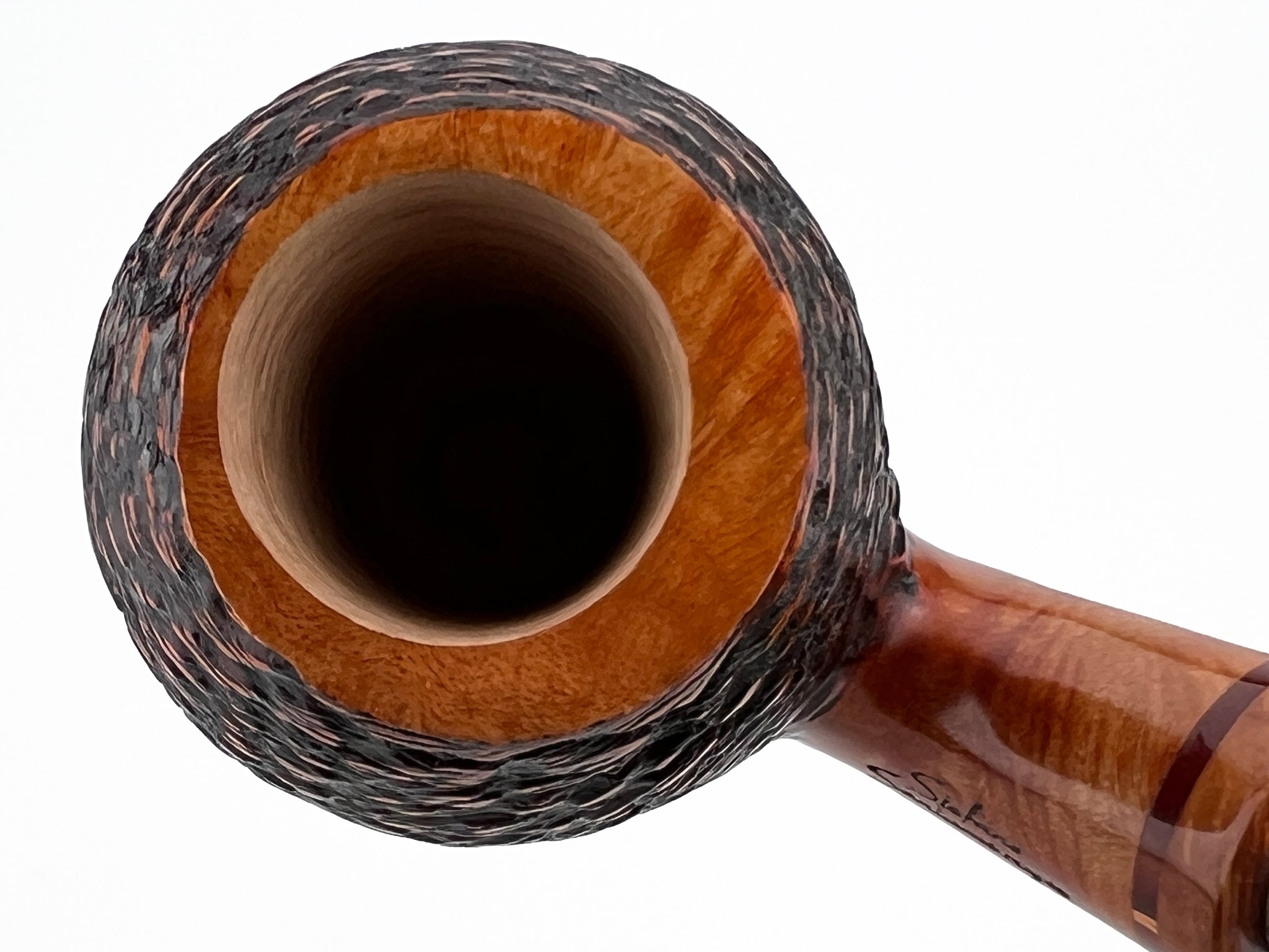 Stefano Santambrogio Pfeifen Rustic big (interne Nr. 390) Detailbild 3