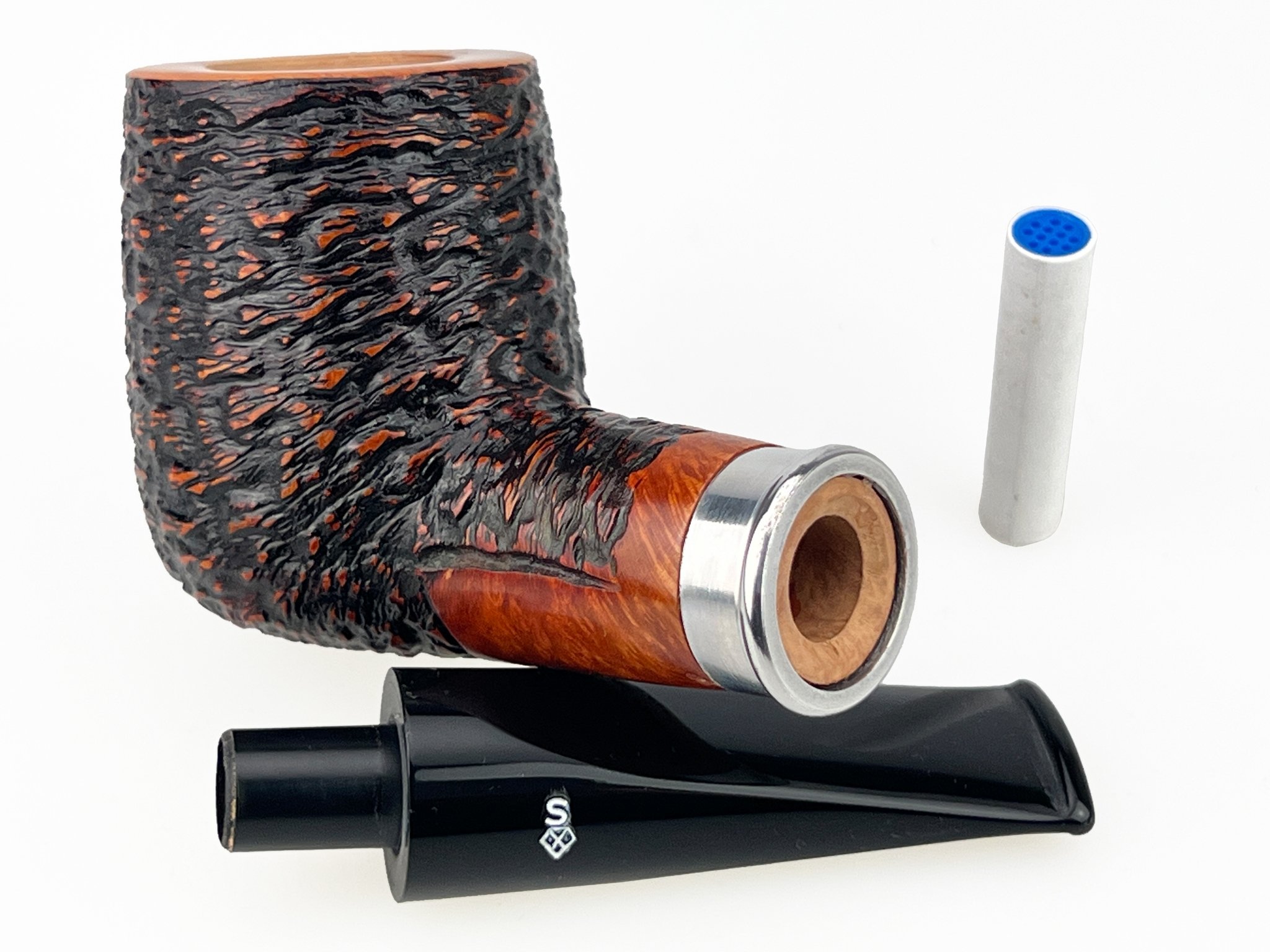 Stefano Santambrogio Pfeifen Rustic big (interne Nr. 395) Detailbild 4