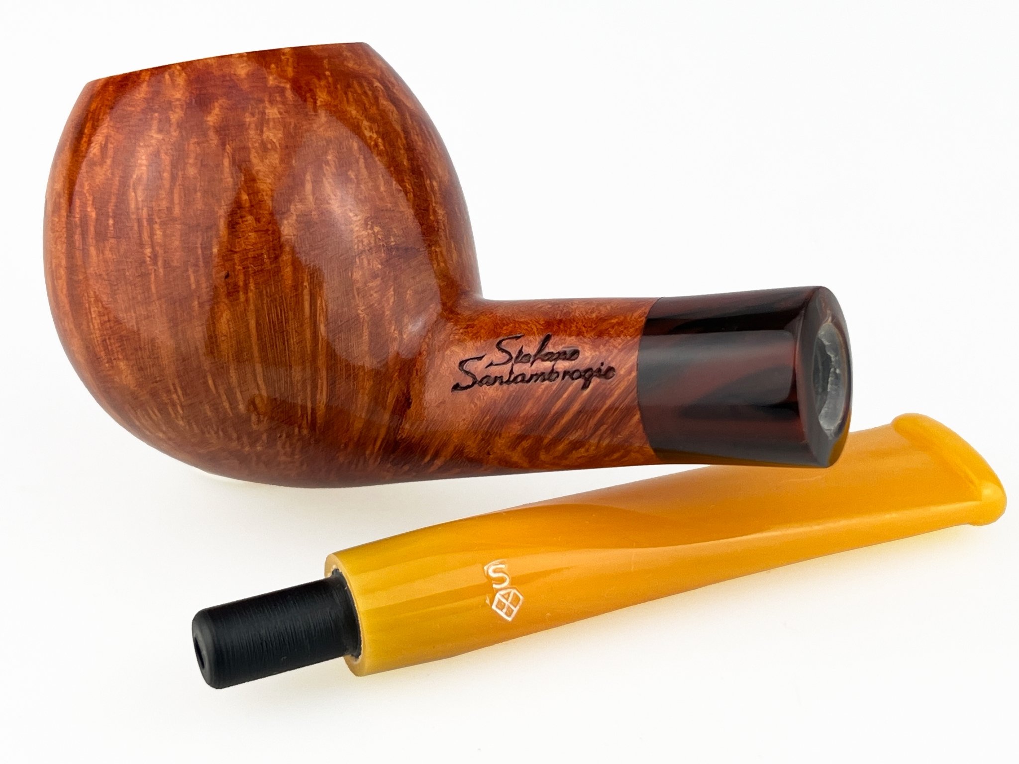 Stefano Santambrogio Pfeifen FP medium (interne Nr. 422) Detailbild 4