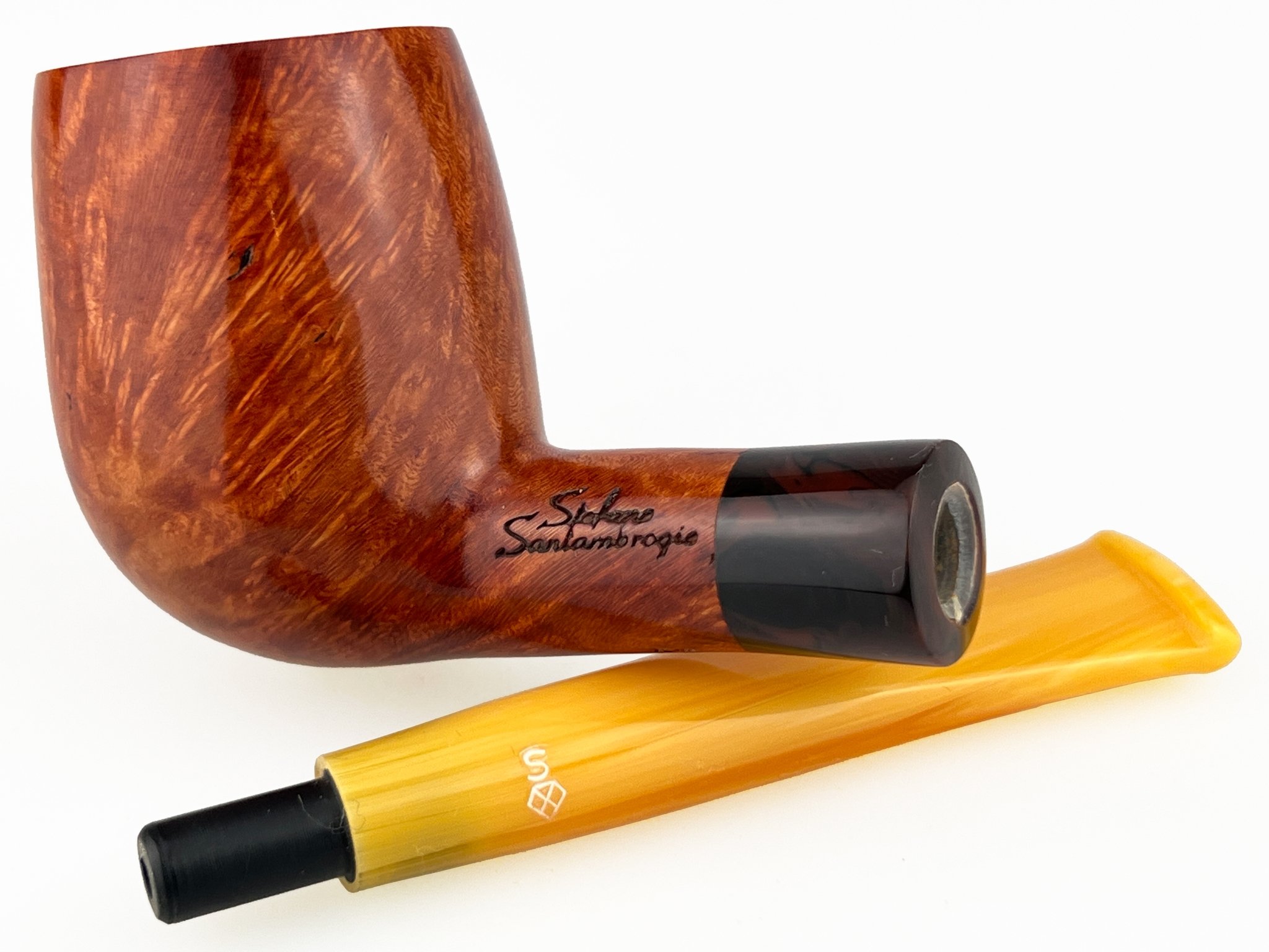 Stefano Santambrogio Pfeifen FP medium (interne Nr. 423) Detailbild 4