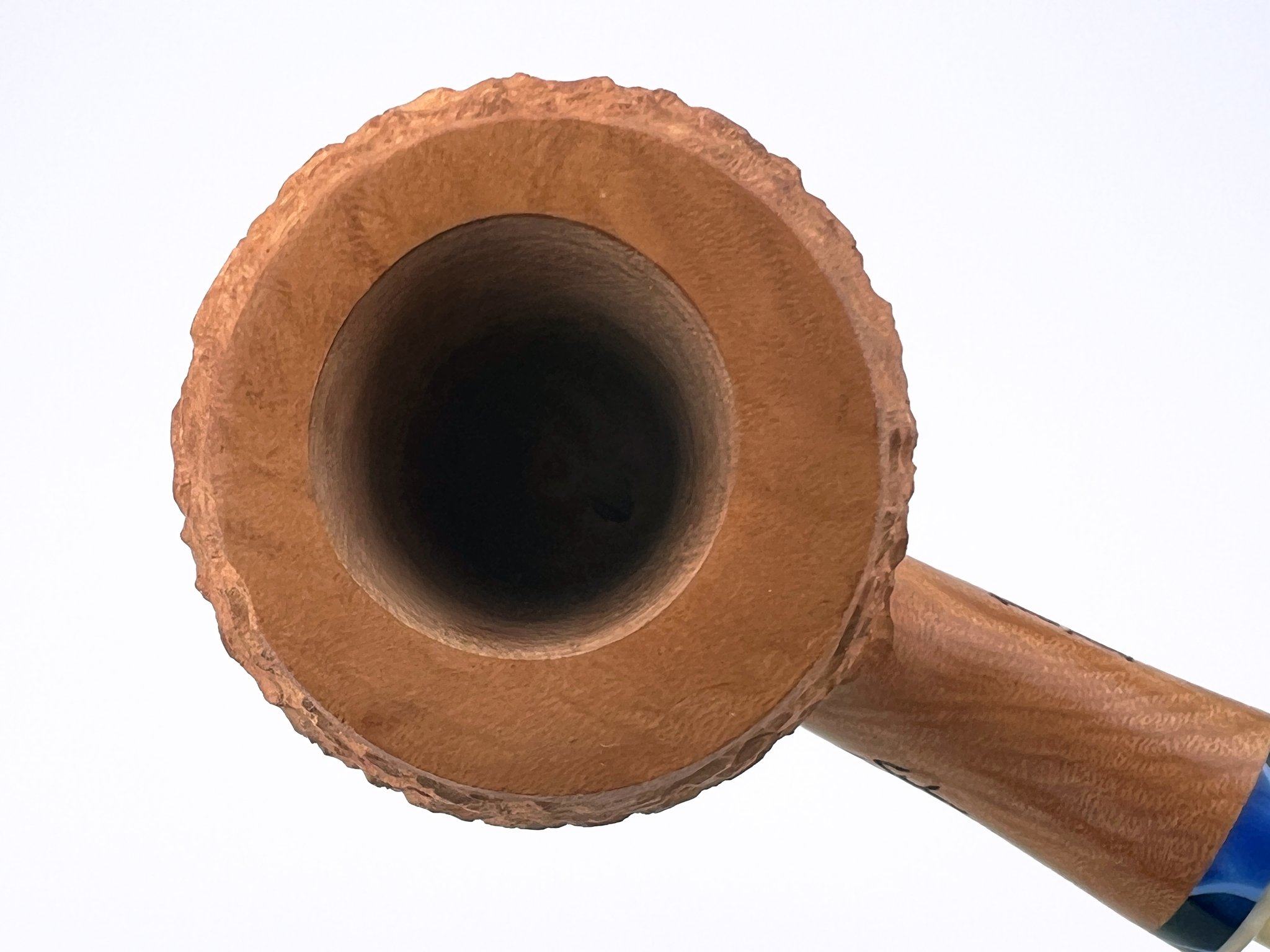 Stefano Santambrogio Pfeifen Rustic natural big (interne Nr. 451) Detailbild 3