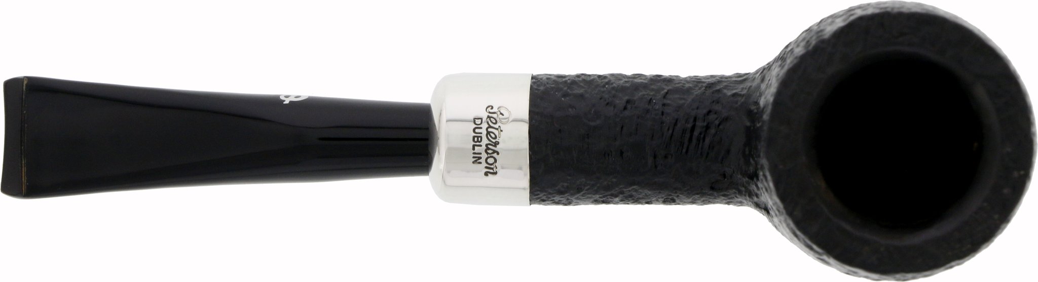 Peterson Amber Spigot sandblast Modell X105 (interne Nr. 29) Draufsicht