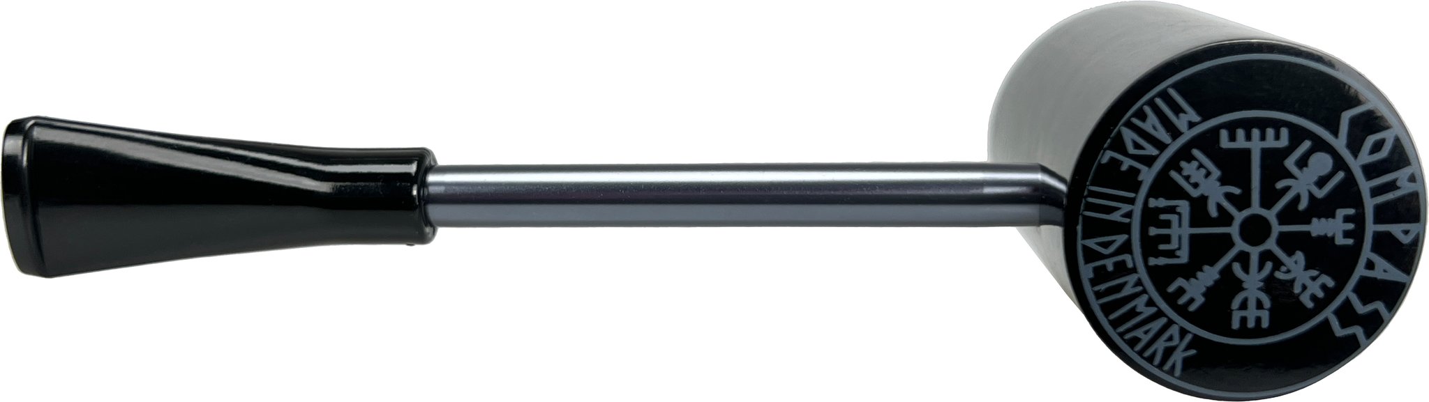 Nording Compass Modell 6 Glatt Schwarz von unten