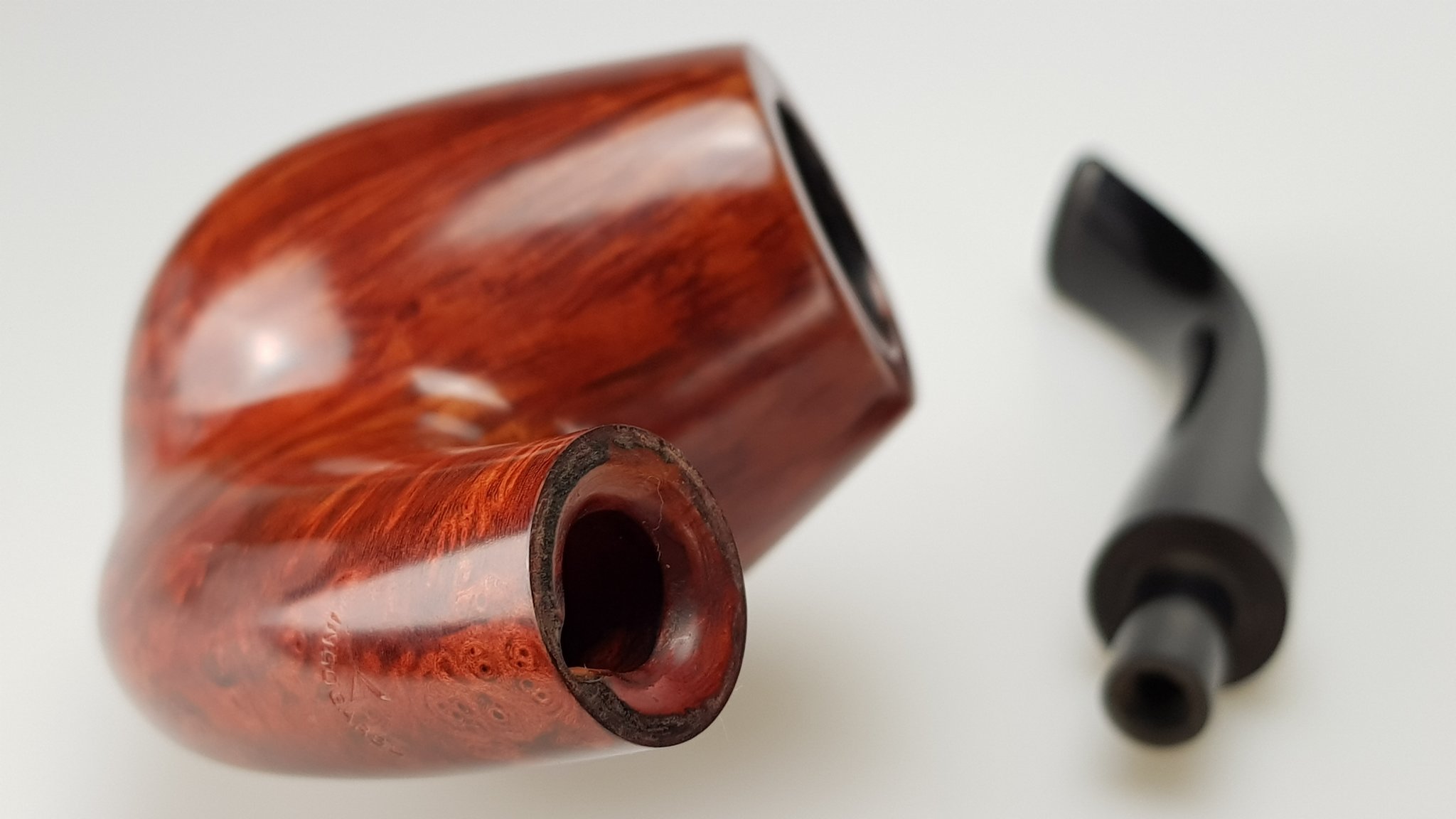 Ingo Garbe Freehand Pfeifen Bent Egg (interne Nr. 14318) Detailbild 6